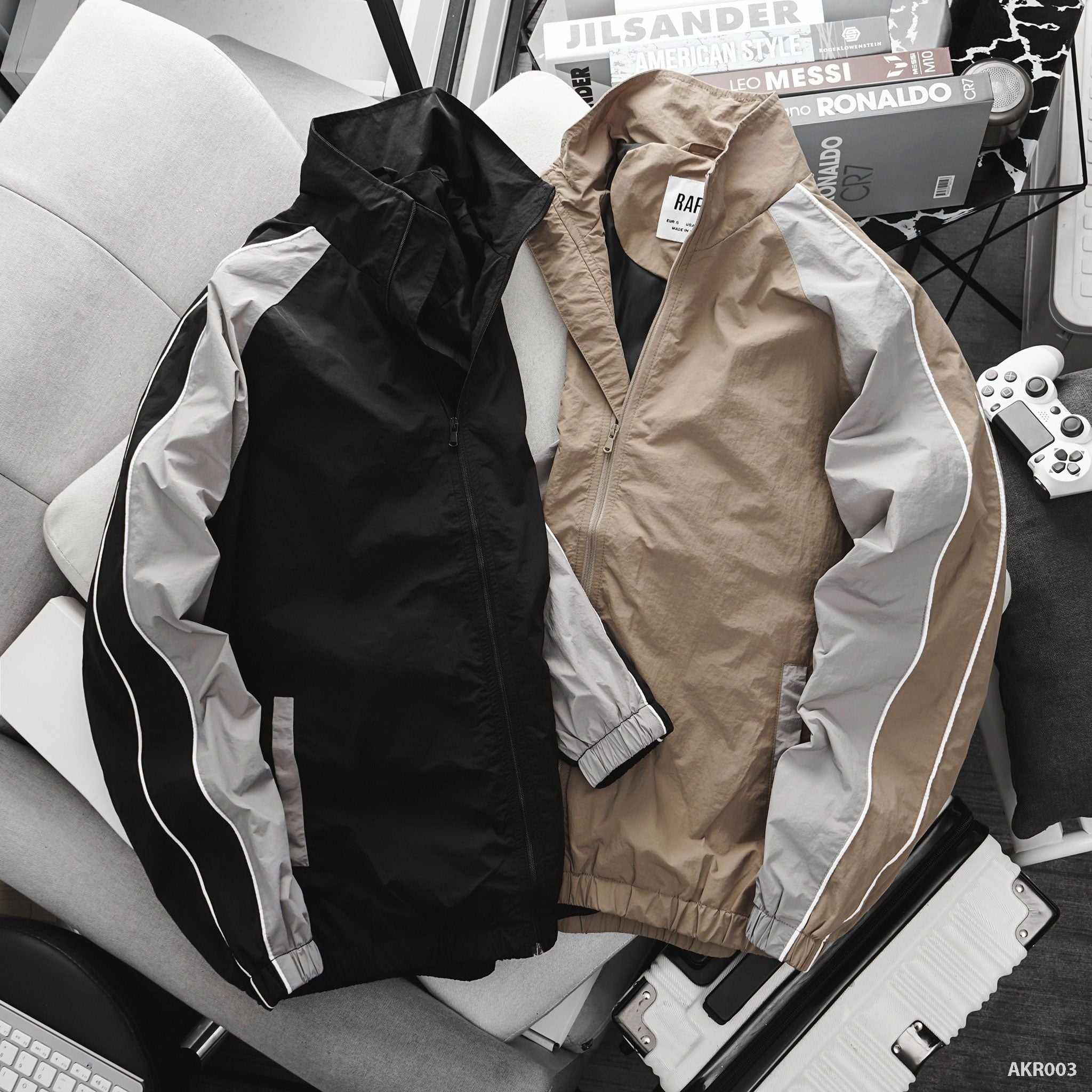  Áo khoác gió RAFOZ tay phối màu - 003 