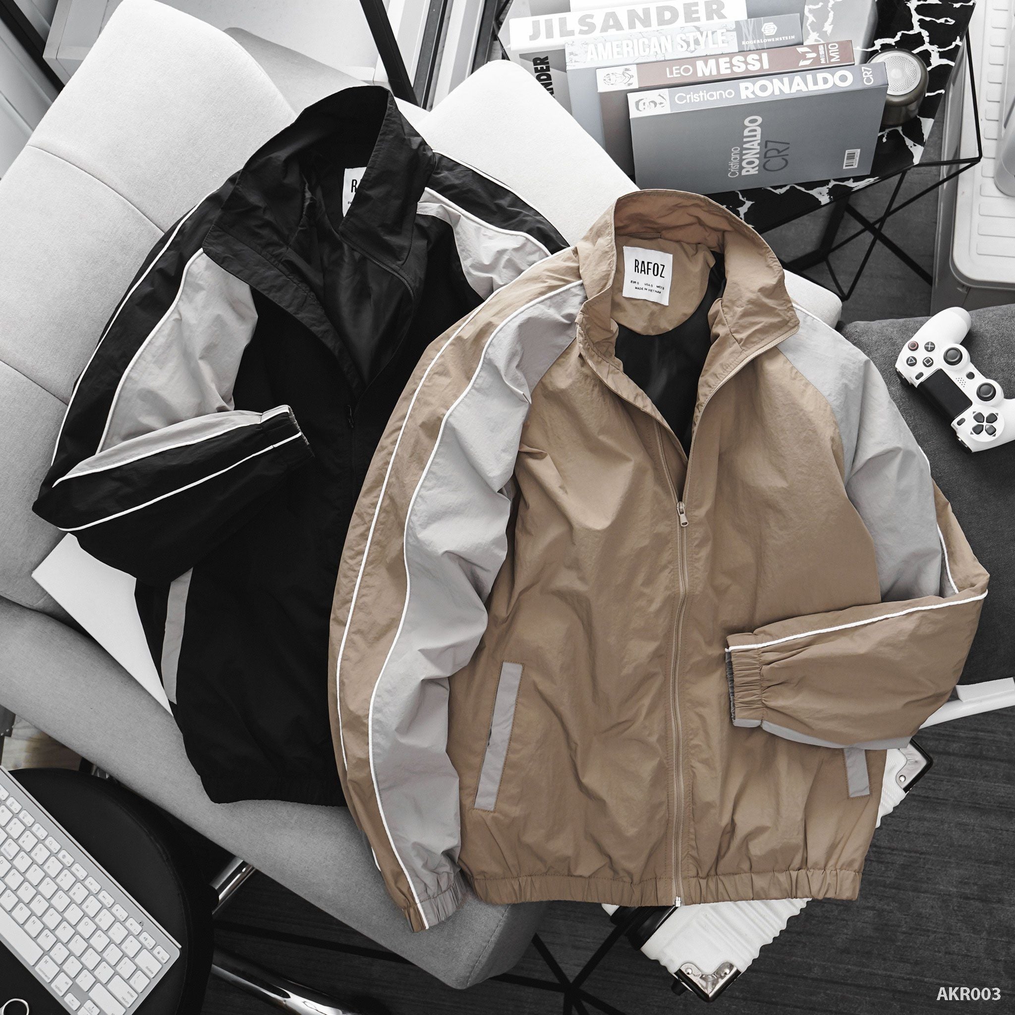  Áo khoác gió RAFOZ tay phối màu - 003 