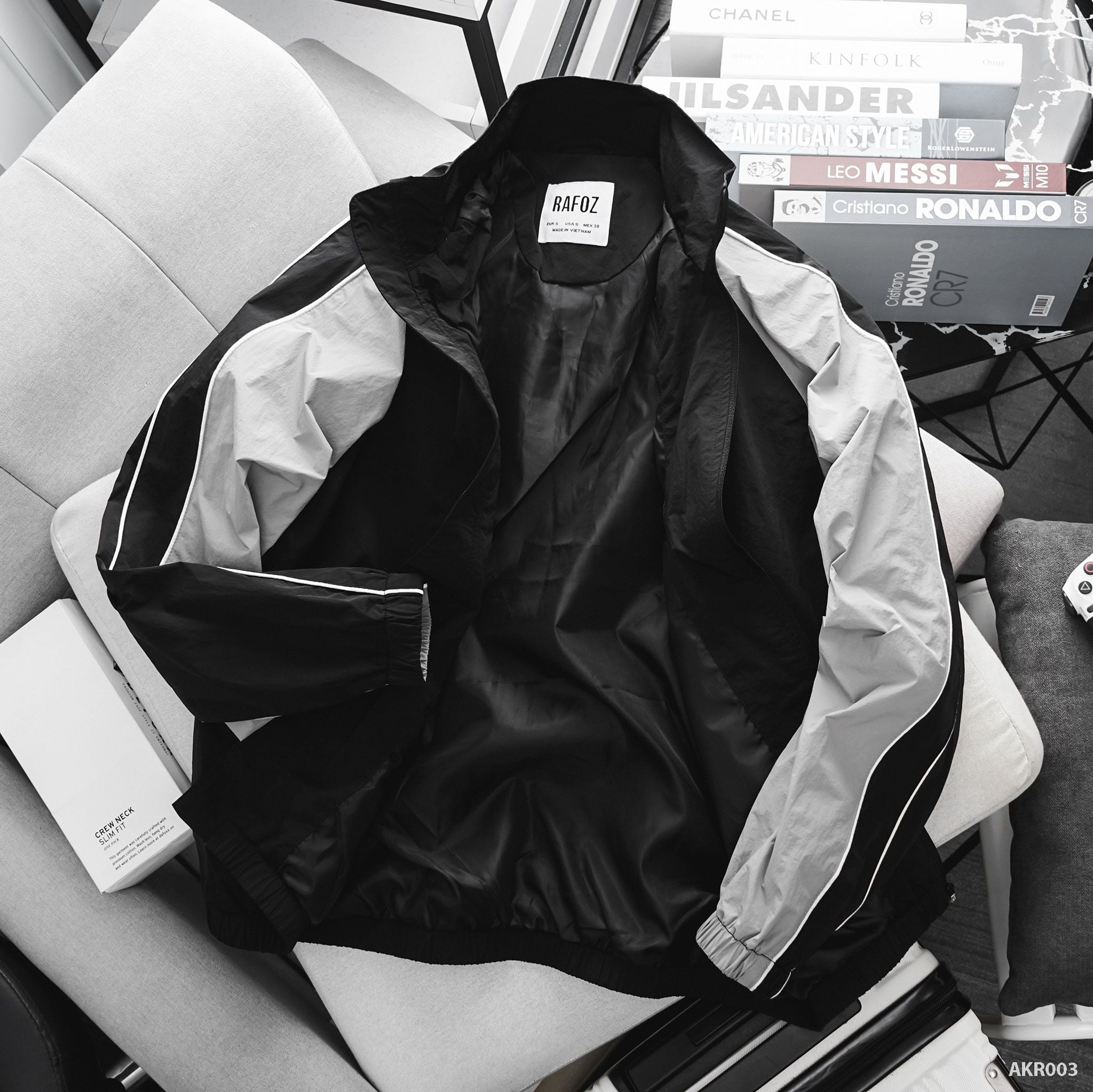  Áo khoác gió RAFOZ tay phối màu - 003 