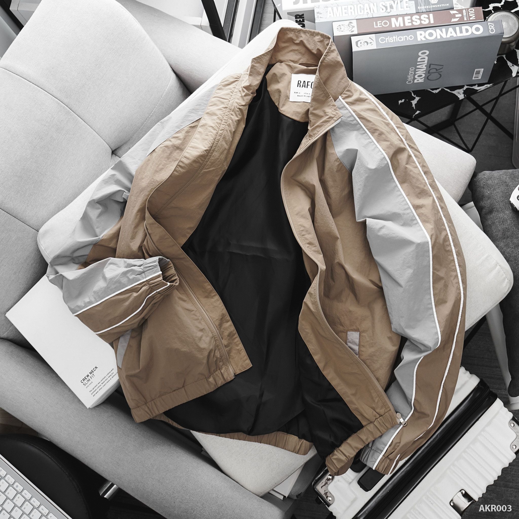  Áo khoác gió RAFOZ tay phối màu - 003 