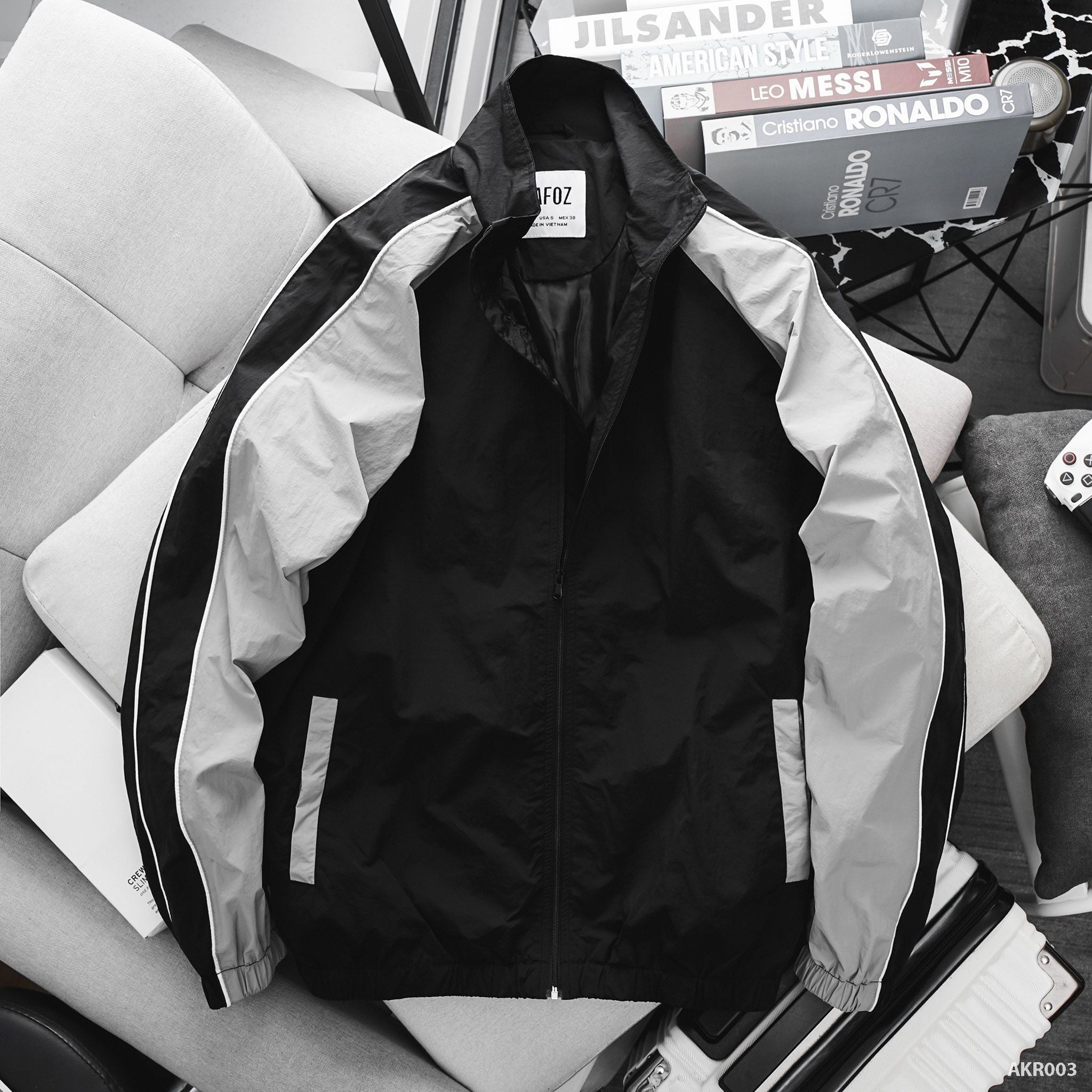  Áo khoác gió RAFOZ tay phối màu - 003 