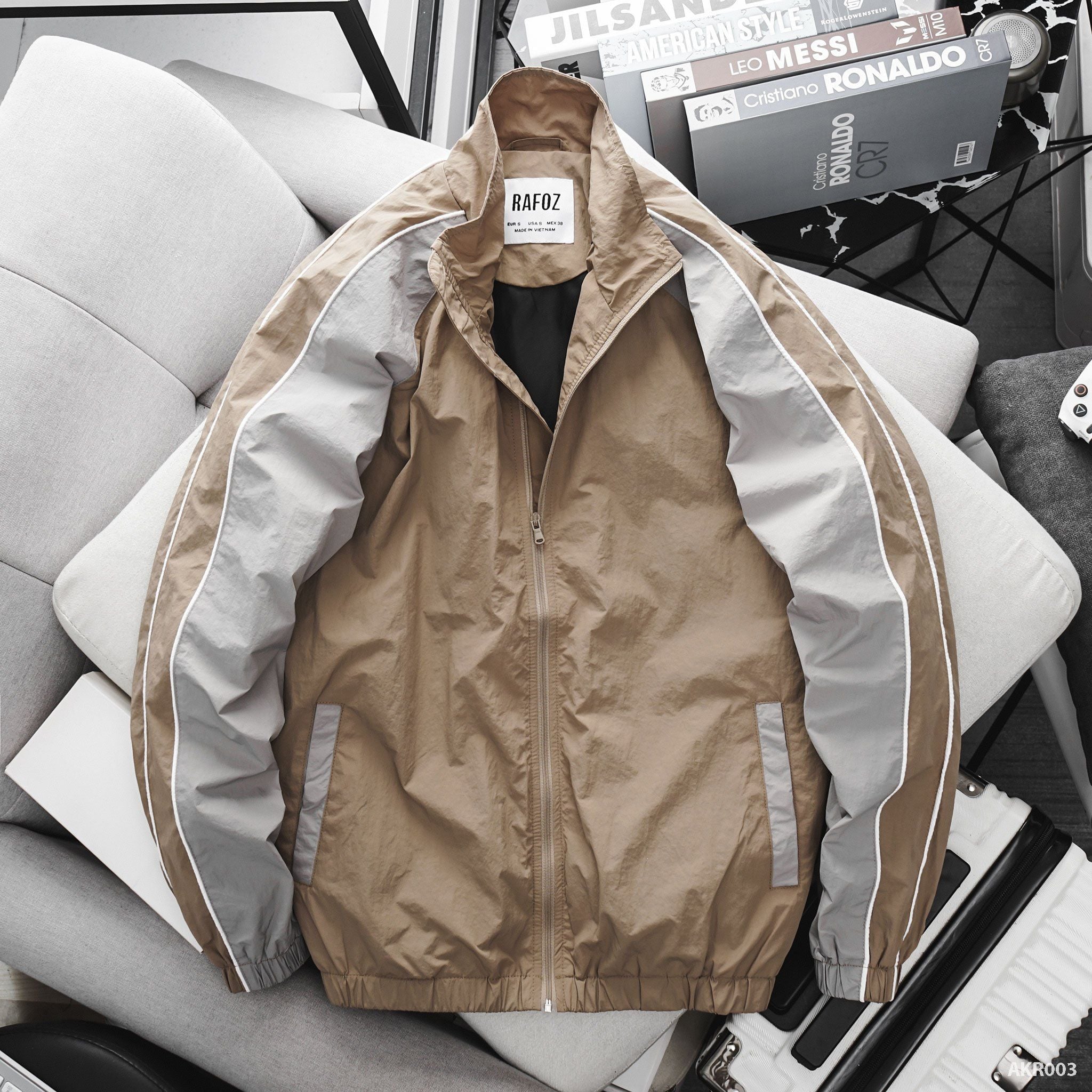  Áo khoác gió RAFOZ tay phối màu - 003 