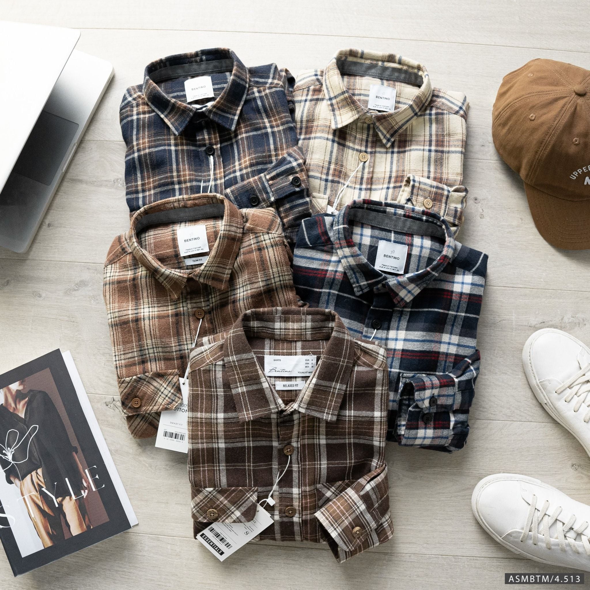  Áo sơ mi Caro BTN 2 túi 4M 