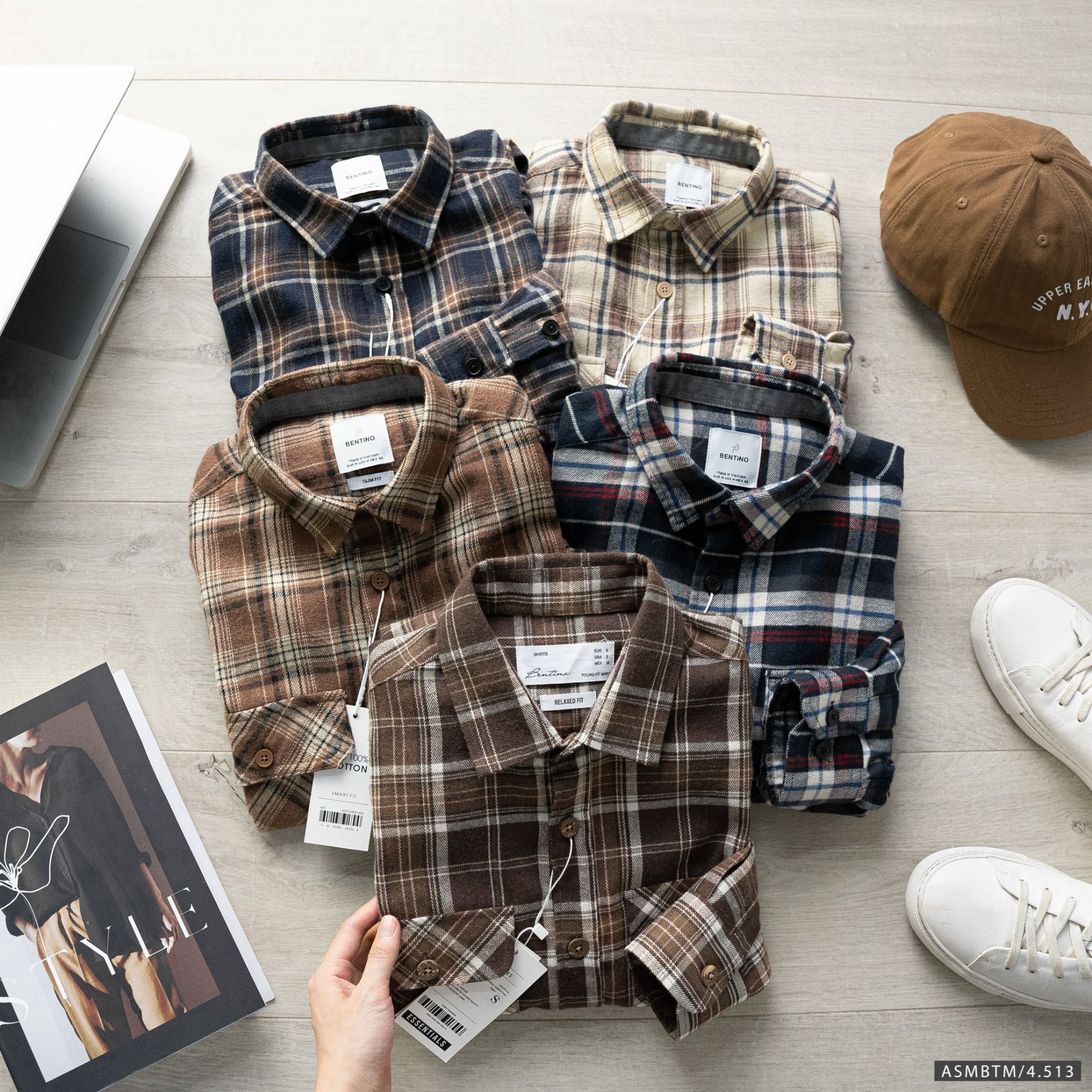  Áo sơ mi Caro BTN 2 túi 4M 