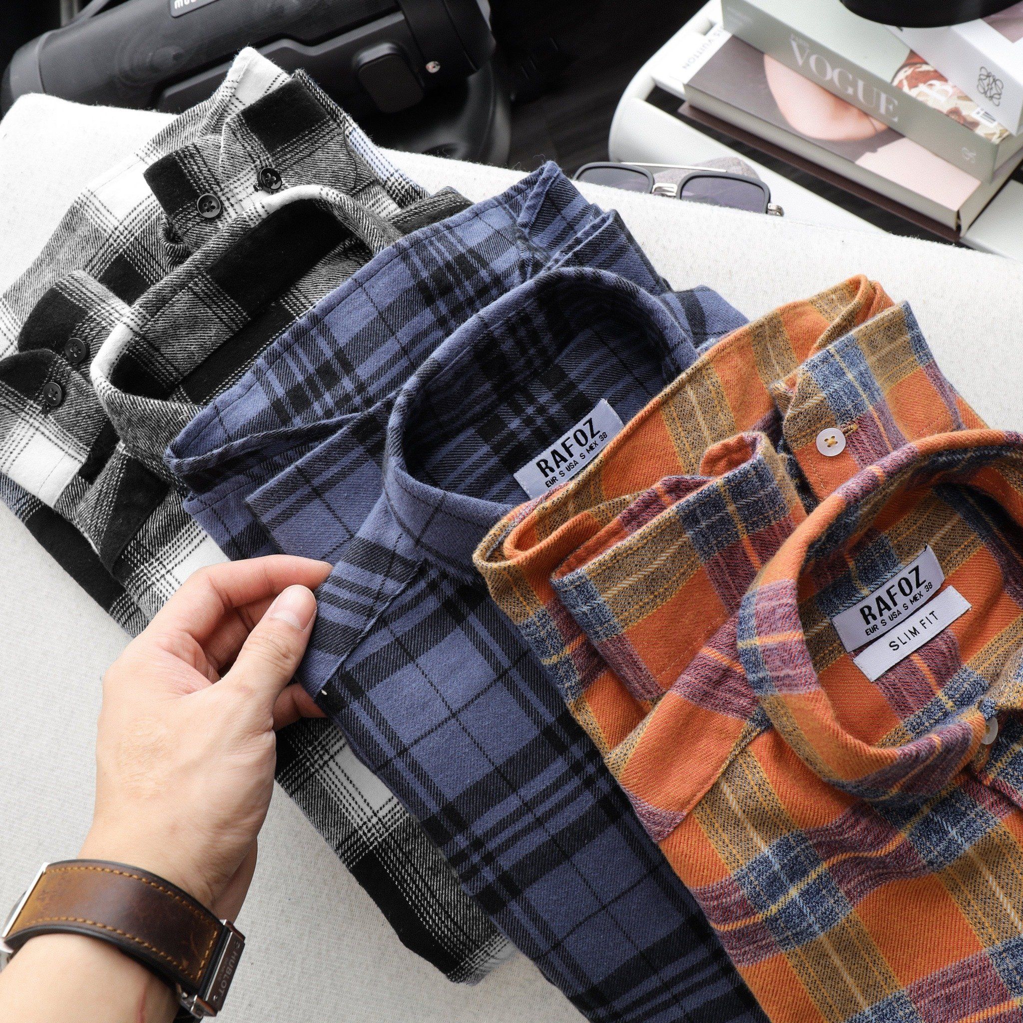  Áo sơ mi Caro RAFOZ 3M - 220235 