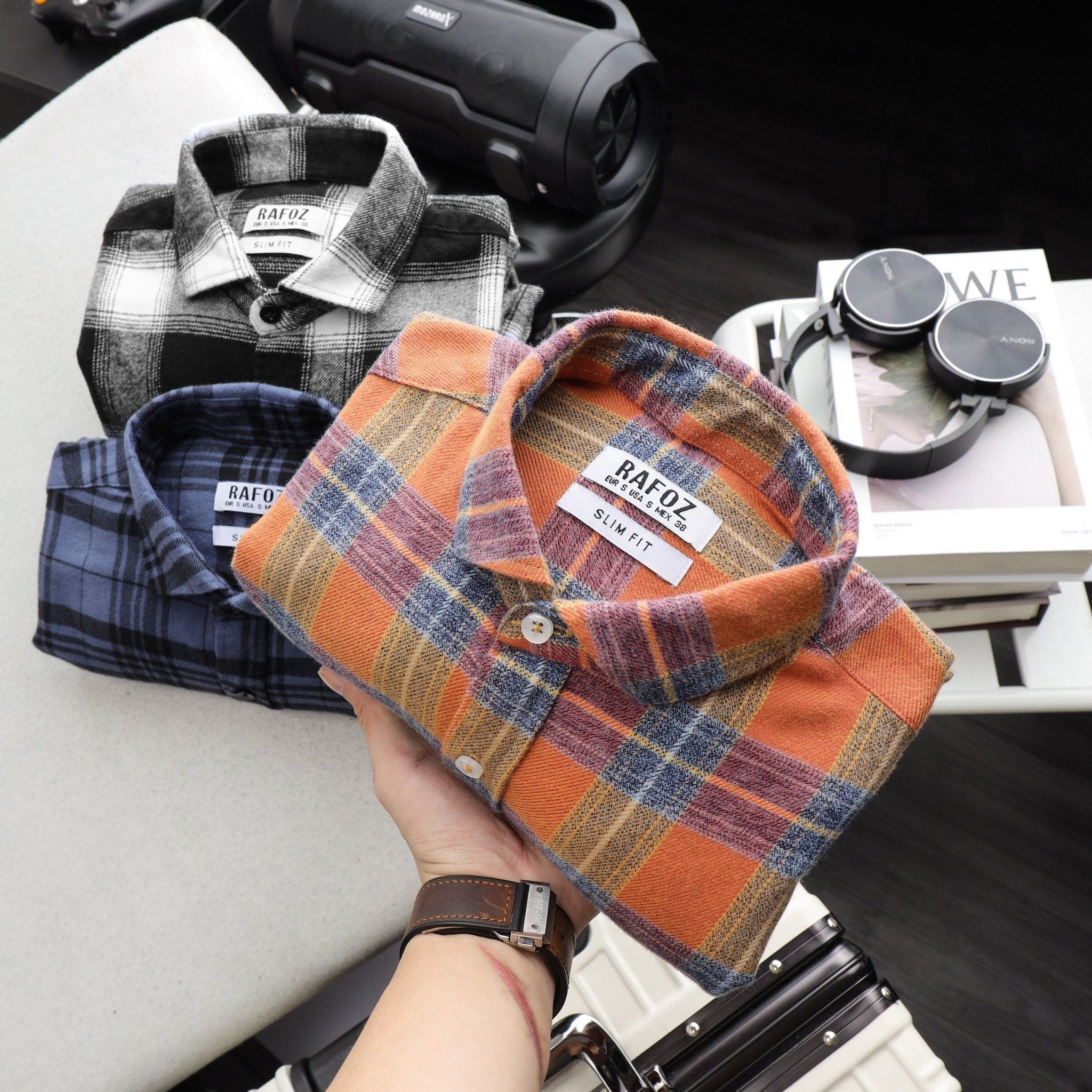  Áo sơ mi Caro RAFOZ 3M - 220235 