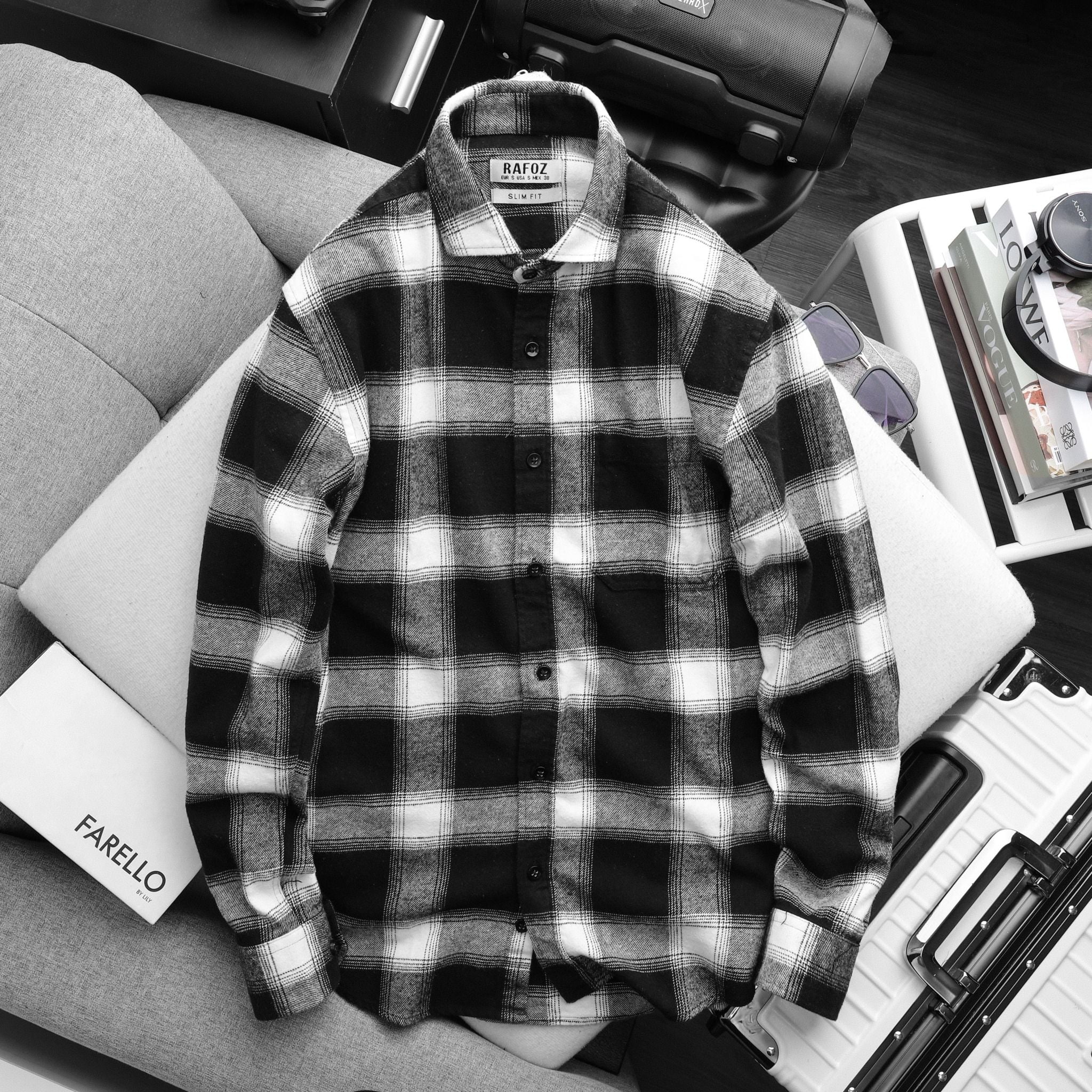  Áo sơ mi Caro RAFOZ 3M - 220235 