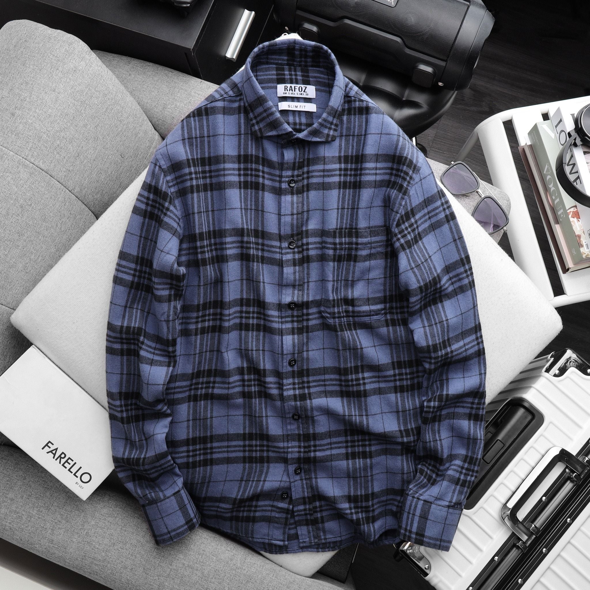  Áo sơ mi Caro RAFOZ 3M - 220235 