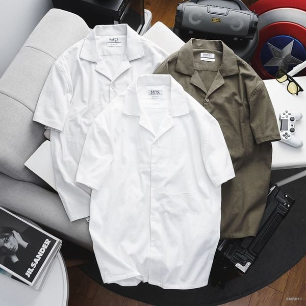  Áo sơ mi Cuban NT basic RAFOZ - 011 