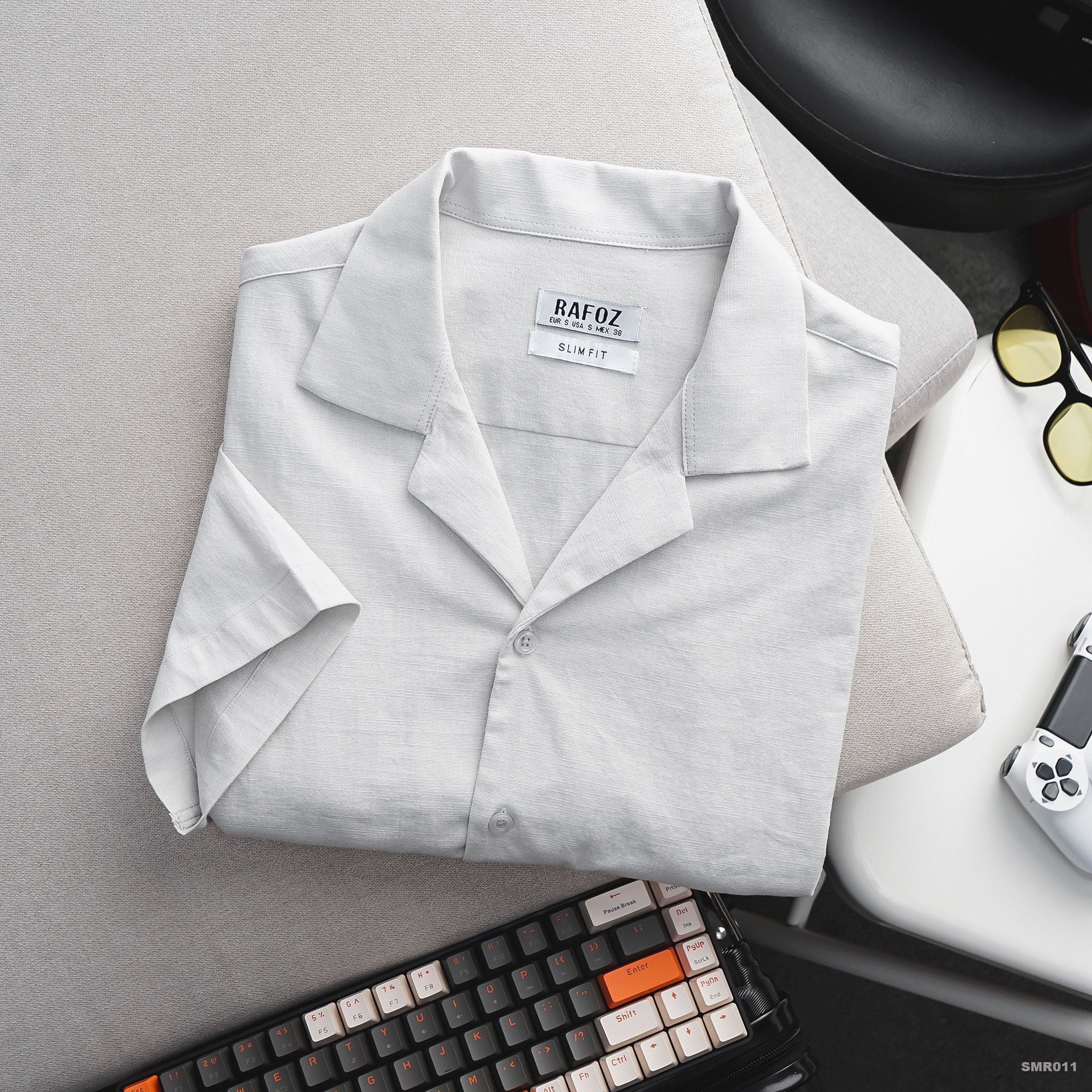  Áo sơ mi Cuban NT basic RAFOZ - 011 