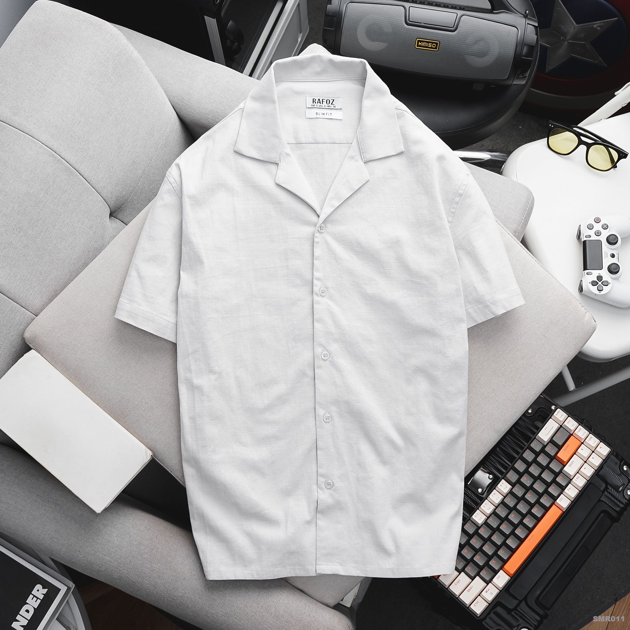  Áo sơ mi Cuban NT basic RAFOZ - 011 