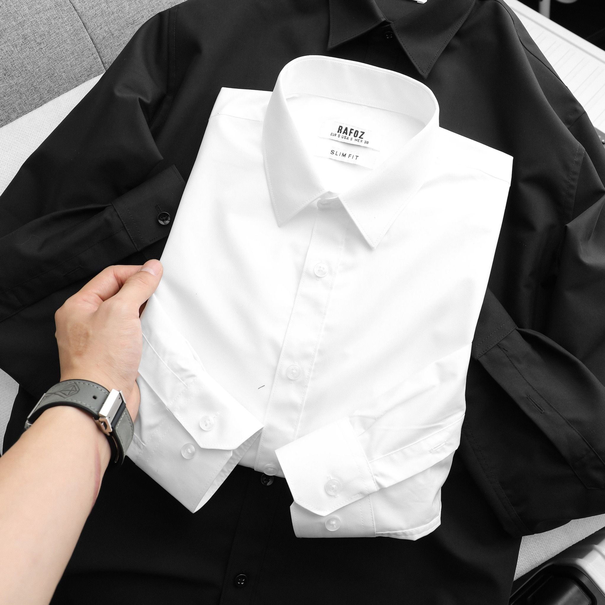  Áo sơ mi dài tay RAFOZ basic - 002 