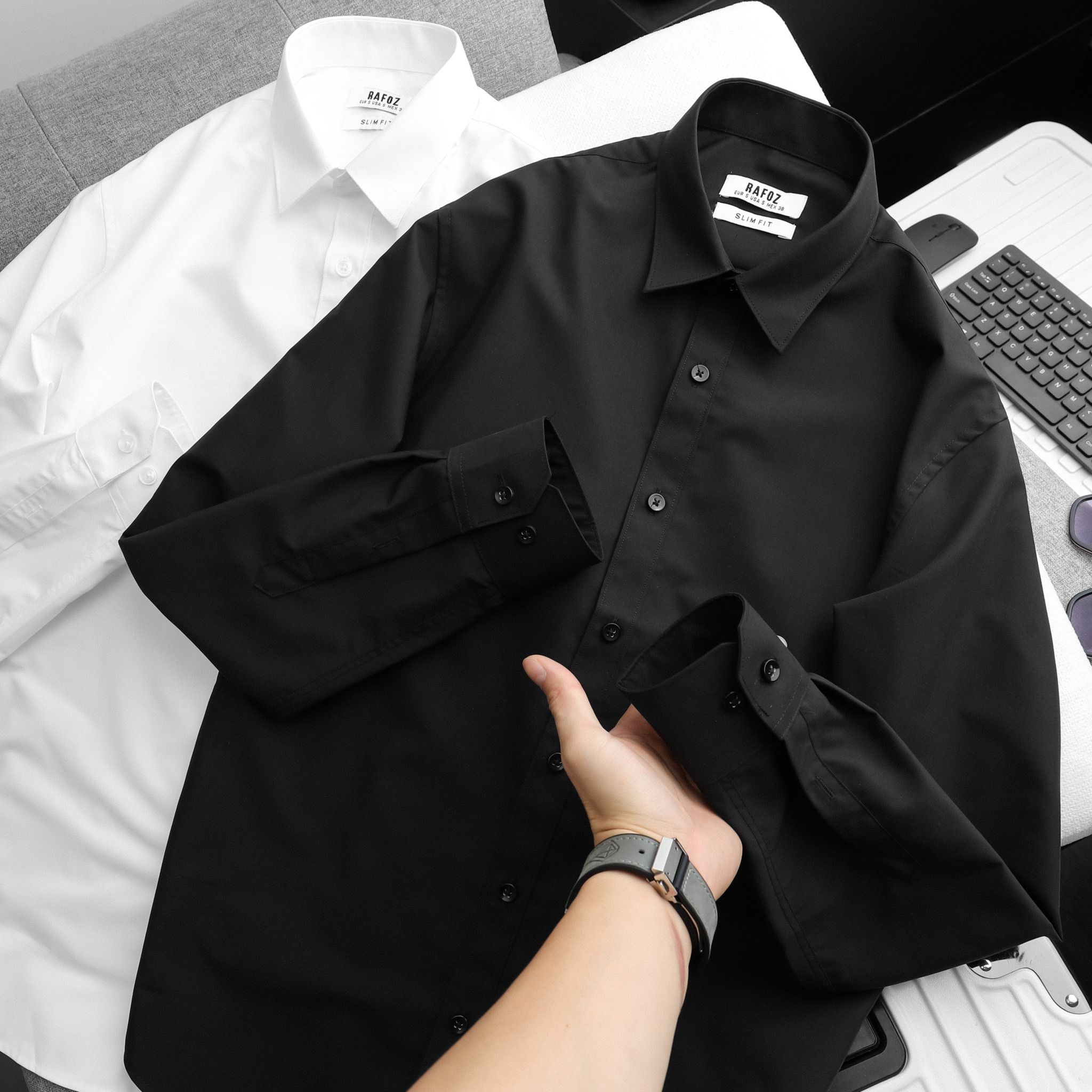 Áo sơ mi dài tay RAFOZ basic - 002 