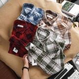  Áo sơmi DT caro UDN - ĐỎ L 