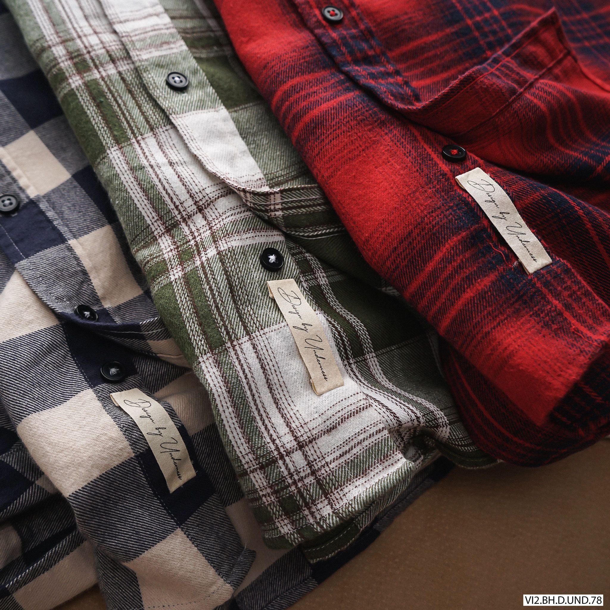  Áo sơmi DT caro UDN - ĐỎ L 