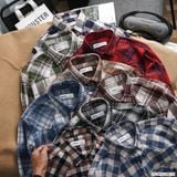  Áo sơmi DT caro UDN - ĐỎ L 