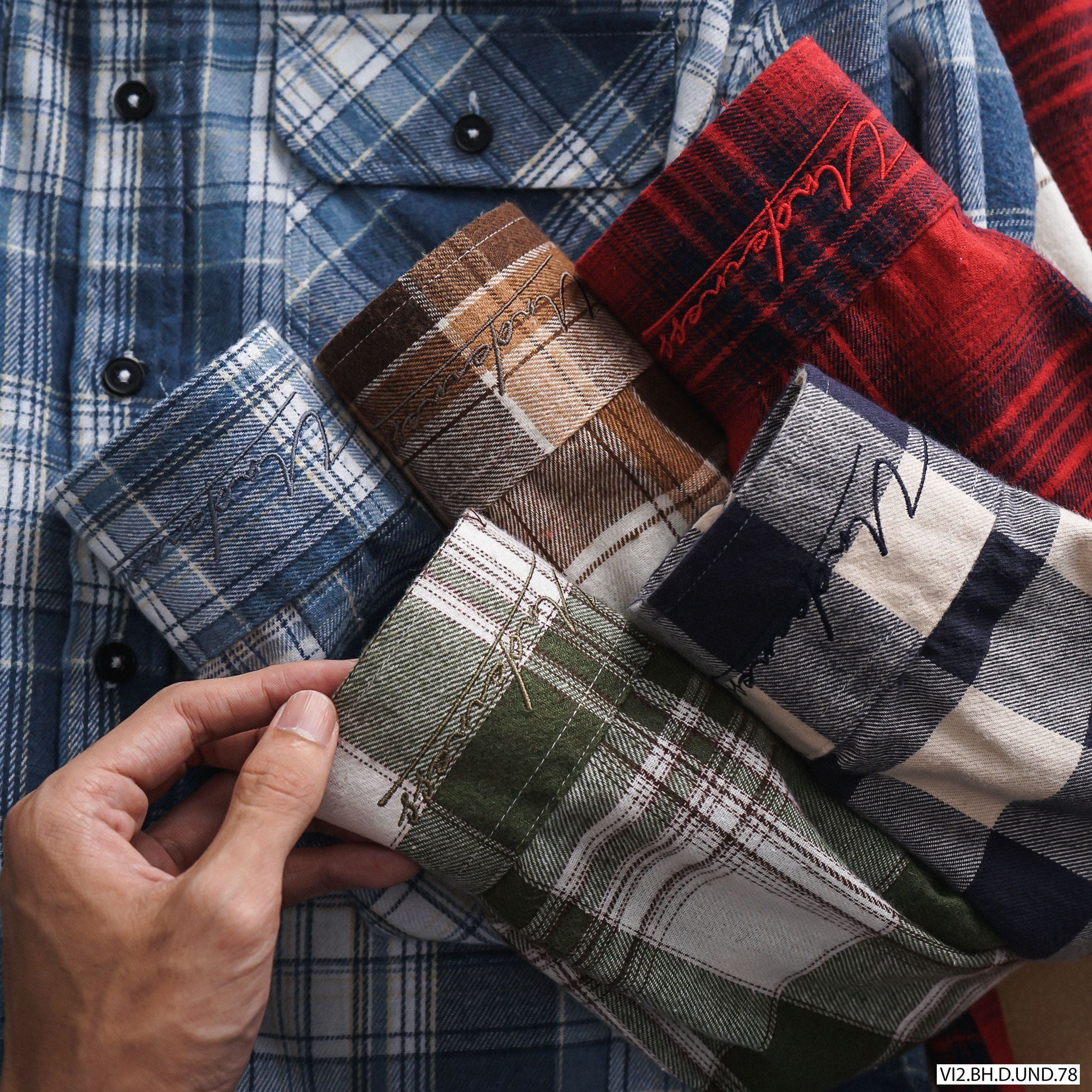  Áo sơmi DT caro UDN - ĐỎ L 