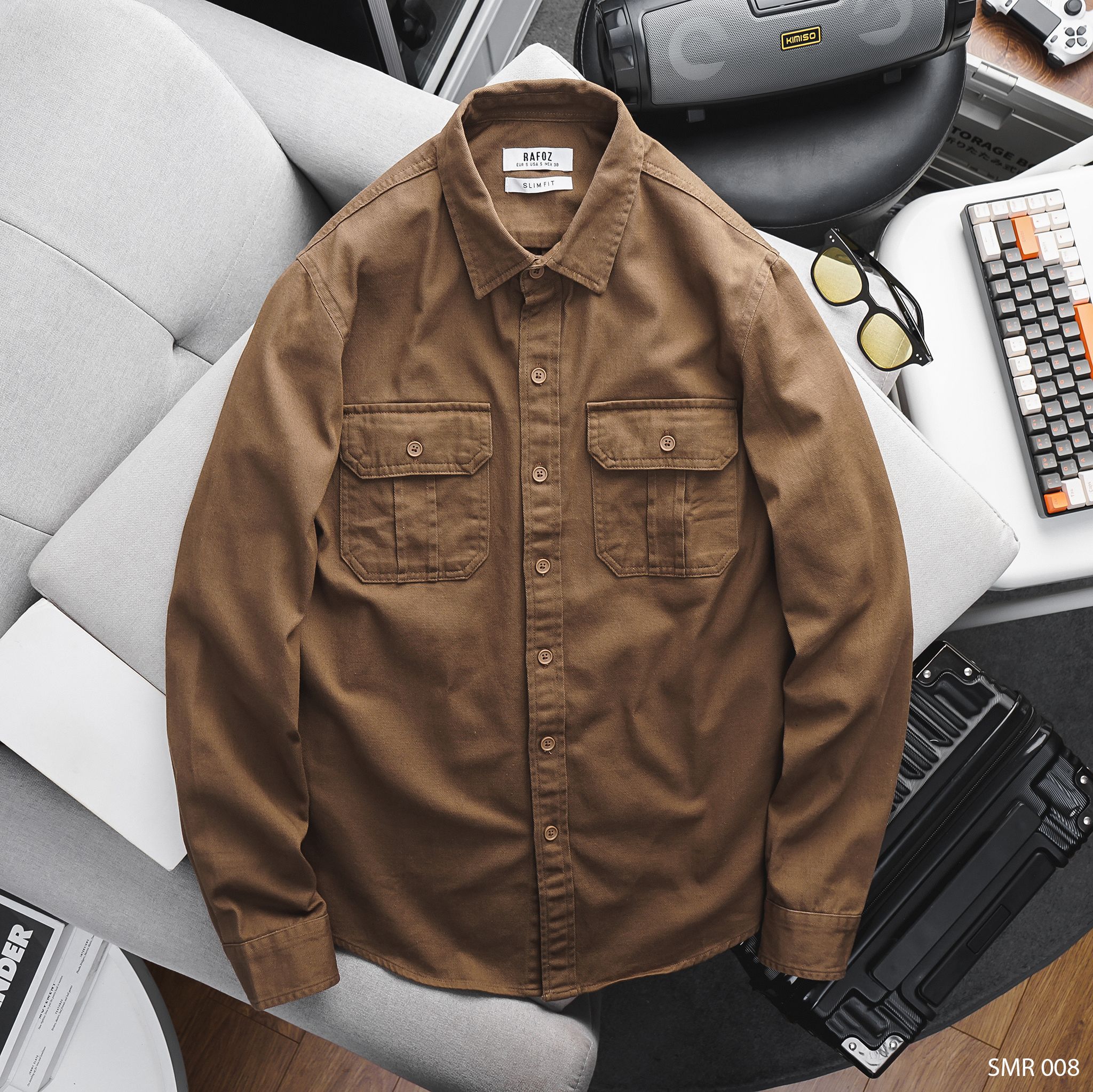  Áo sơ mi kaki basic RAFOZ - 008 