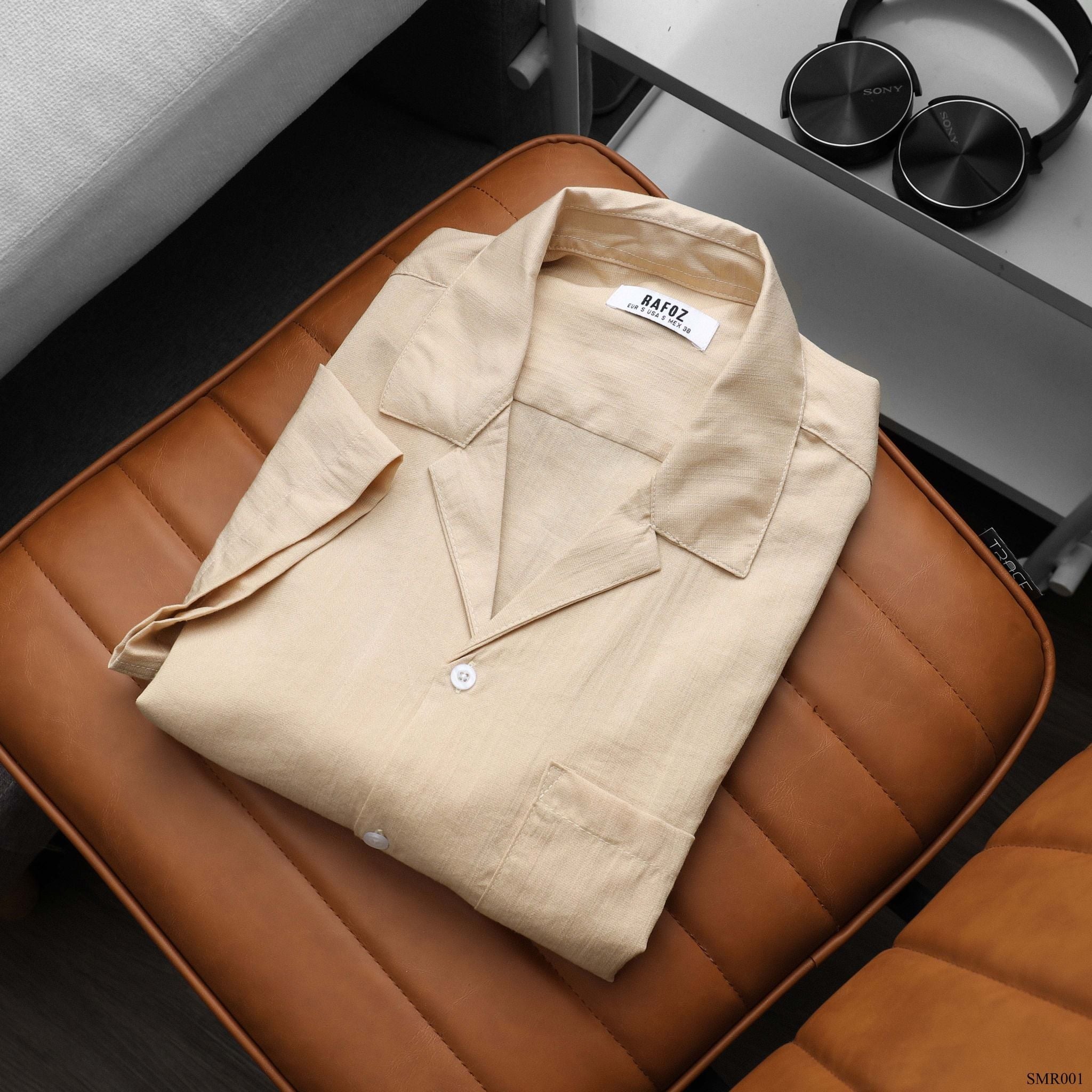  Áo sơ mi NT RAFOZ cổ danton - 001 