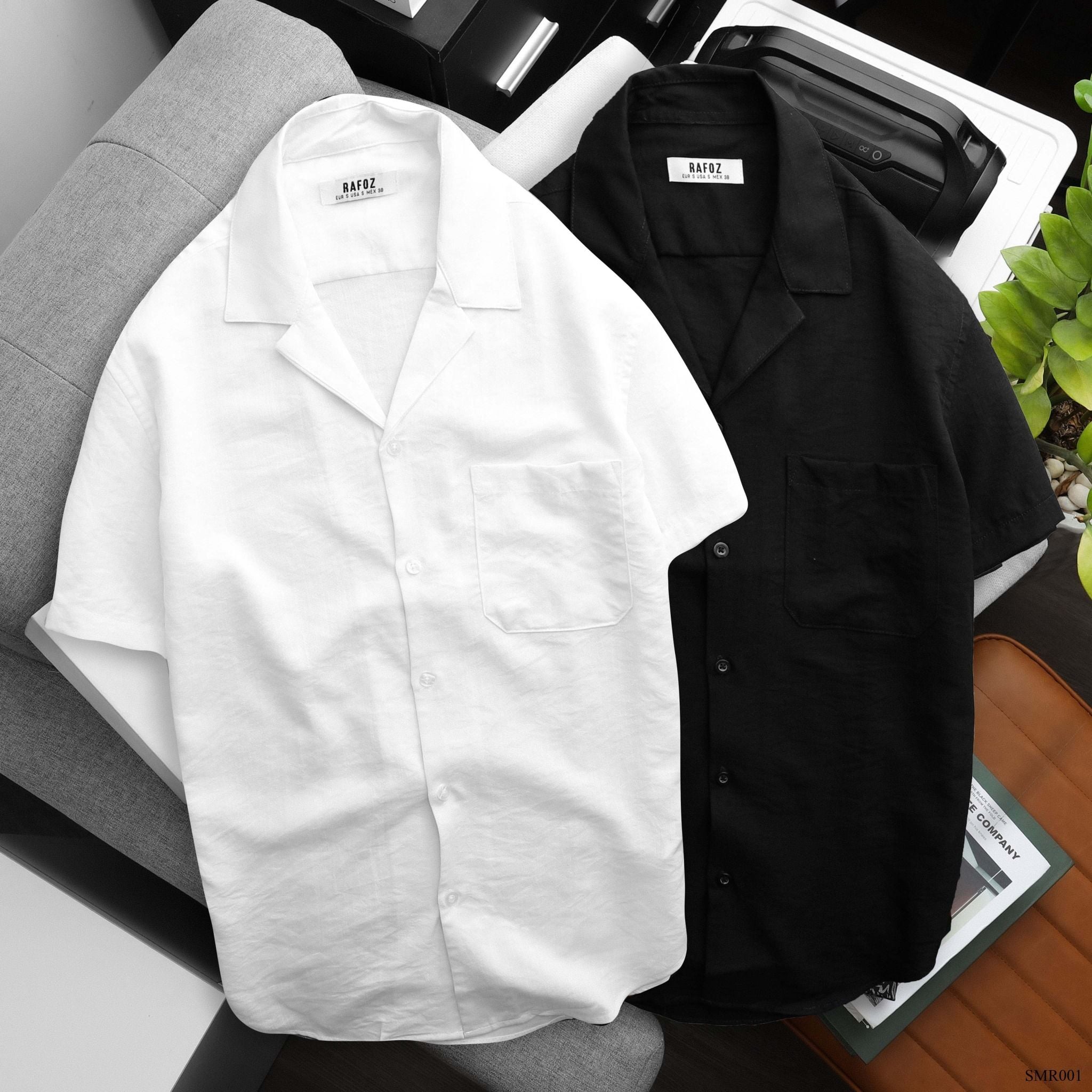  Áo sơ mi NT RAFOZ cổ danton - 001 