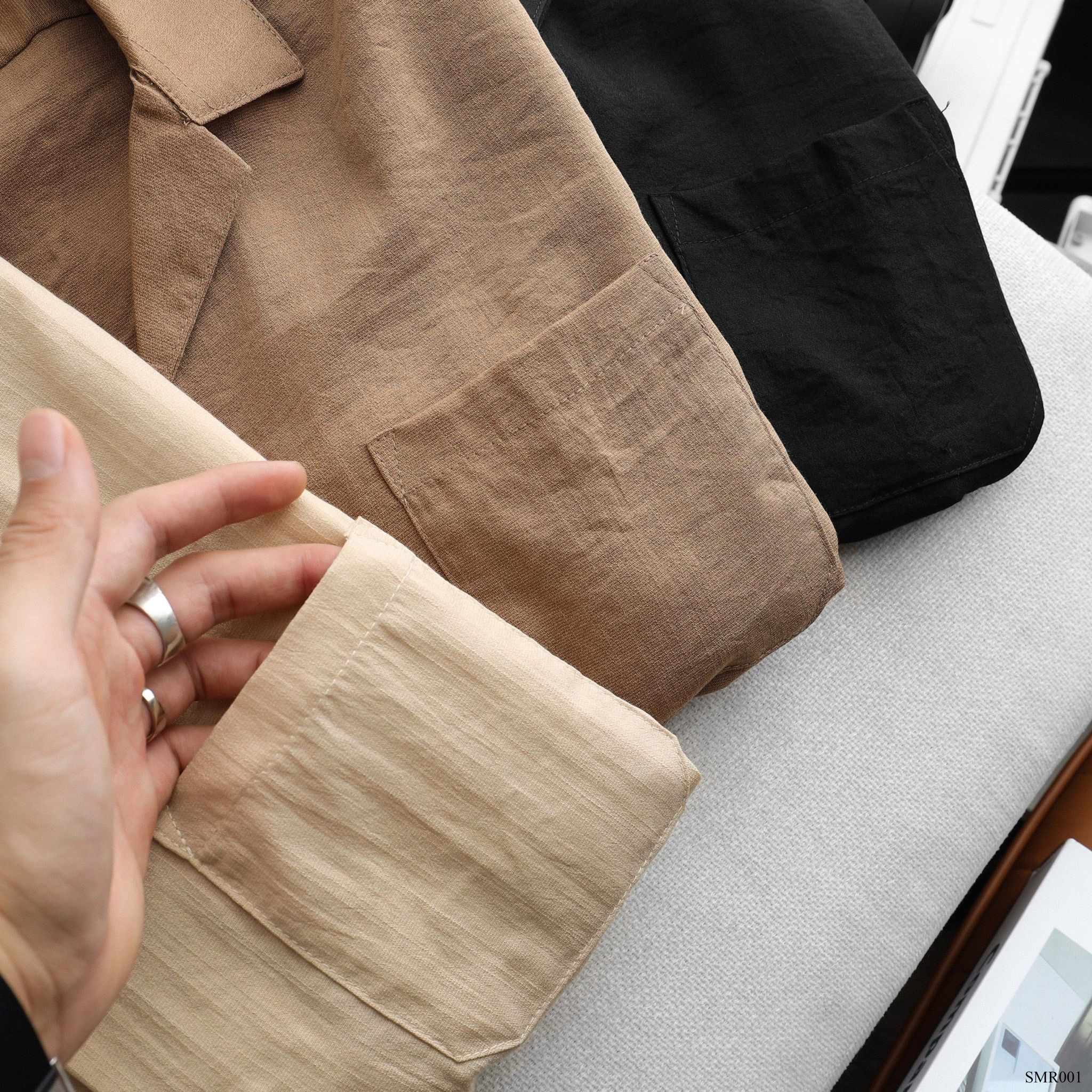  Áo sơ mi NT RAFOZ cổ danton - 001 