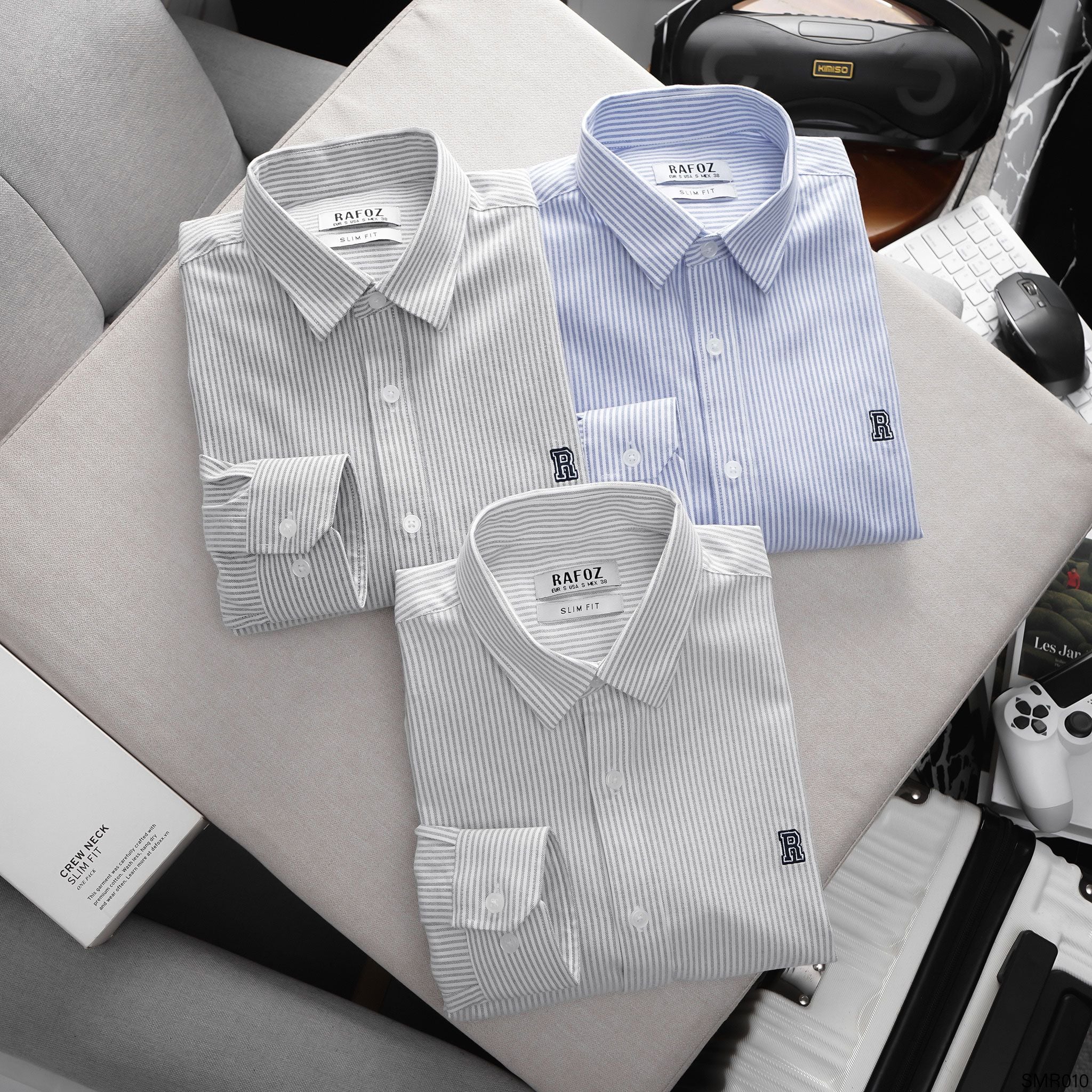  Áo sơ mi Oxford RAFOZ Striped - 010 
