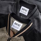  Bomber dạ RAFOZ tay da lộn - 220233 