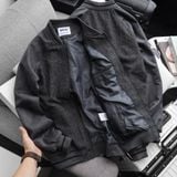  Bomber dạ RAFOZ tay da lộn - 220233 