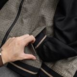  Bomber dạ RAFOZ tay da lộn - 220233 