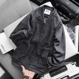  Bomber dạ RAFOZ tay da lộn - 220233 