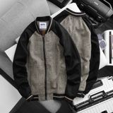  Bomber dạ RAFOZ tay da lộn - 220233 