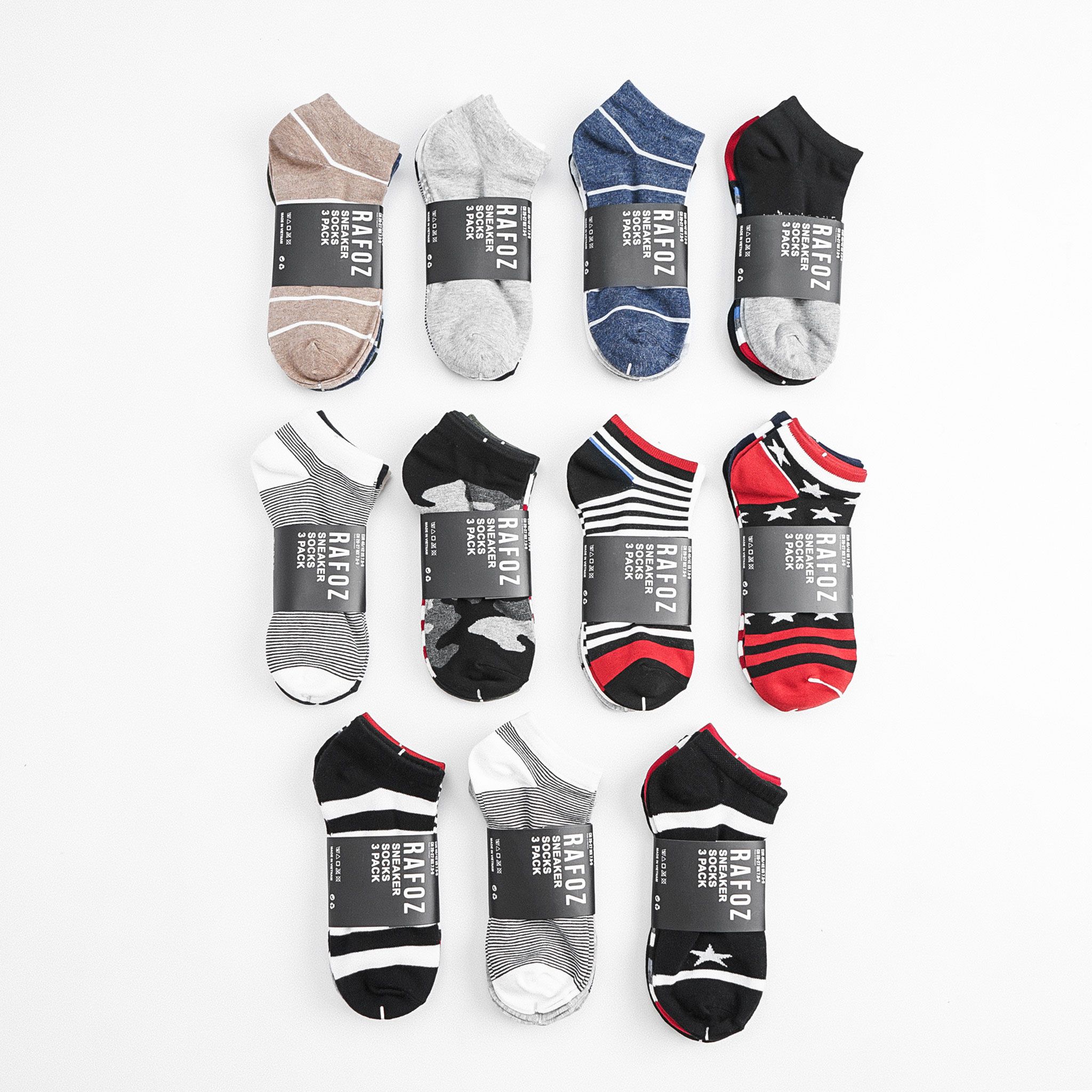  Vớ sọc Rafoz 3đ/ 1 set 