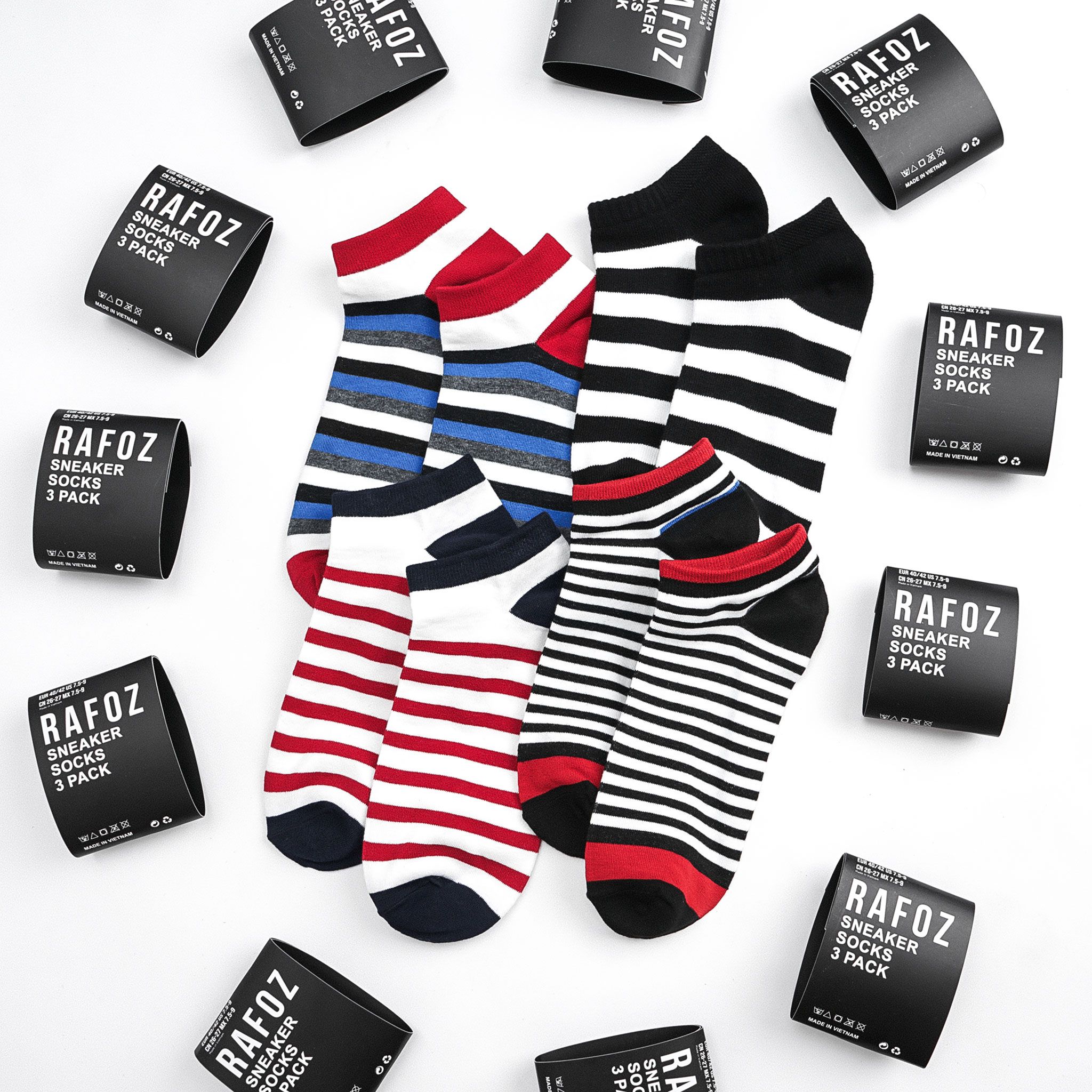  Vớ sọc Rafoz 3đ/ 1 set 