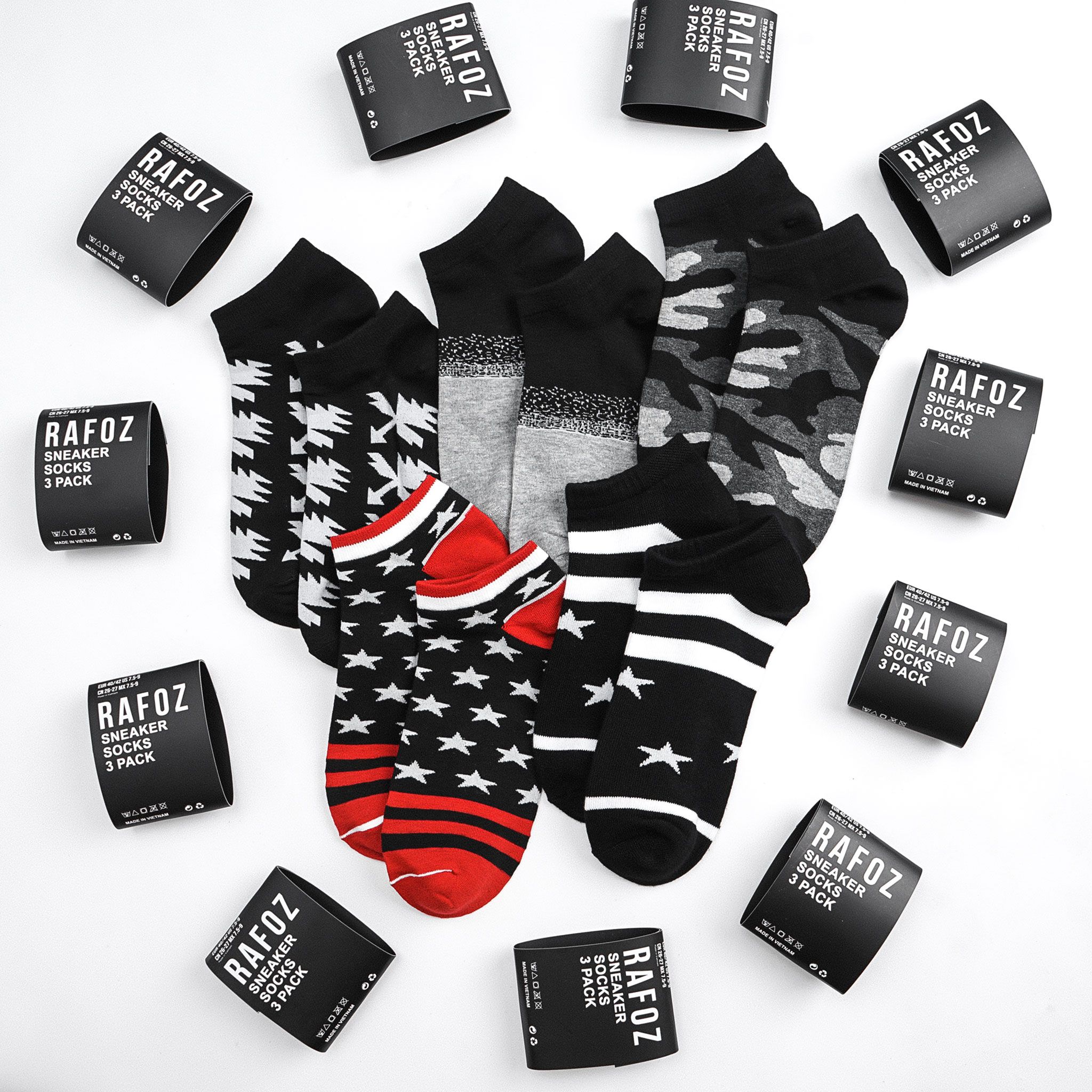  Vớ sọc Rafoz 3đ/ 1 set 