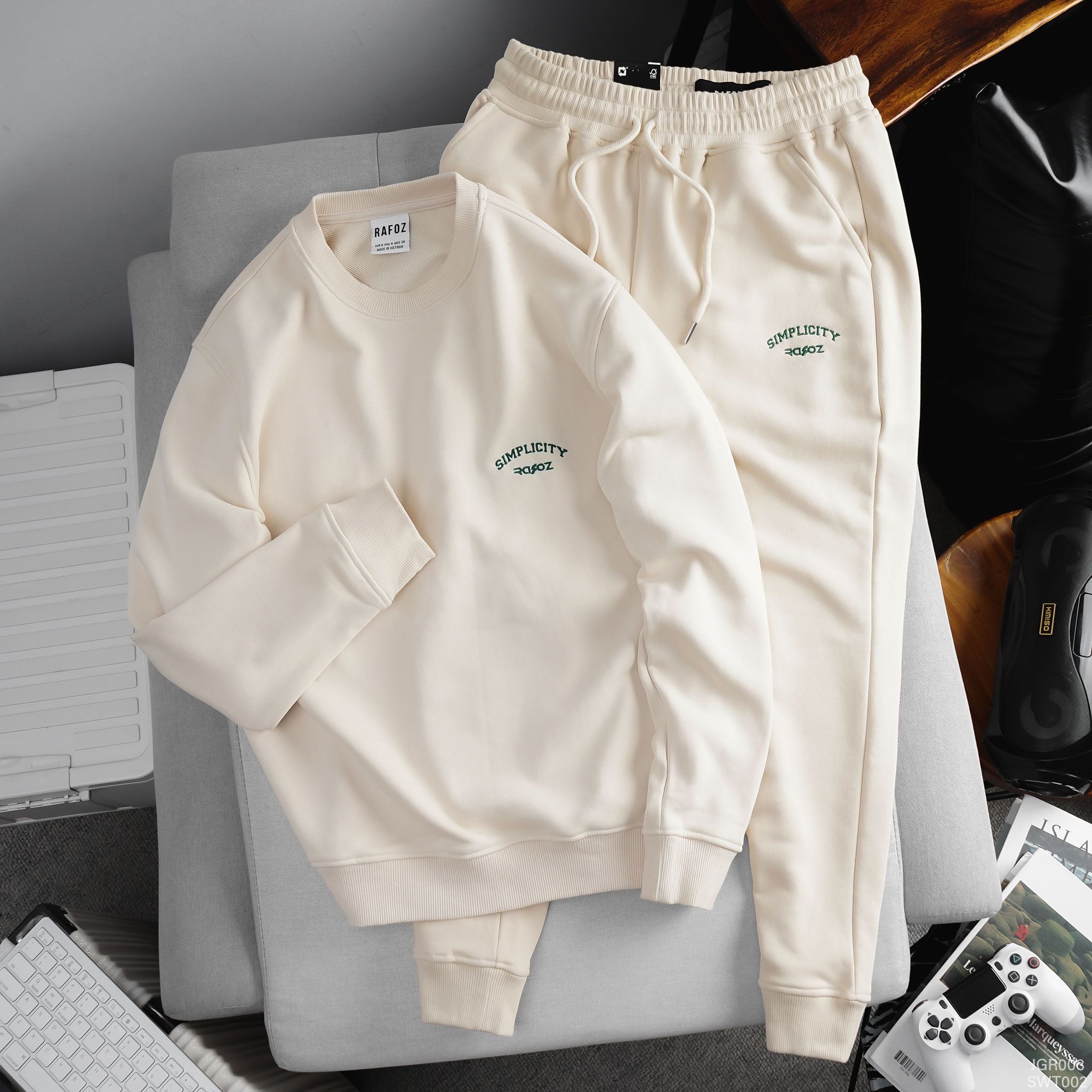  Quần jogger nỉ RAFOZ simplicity - 003 