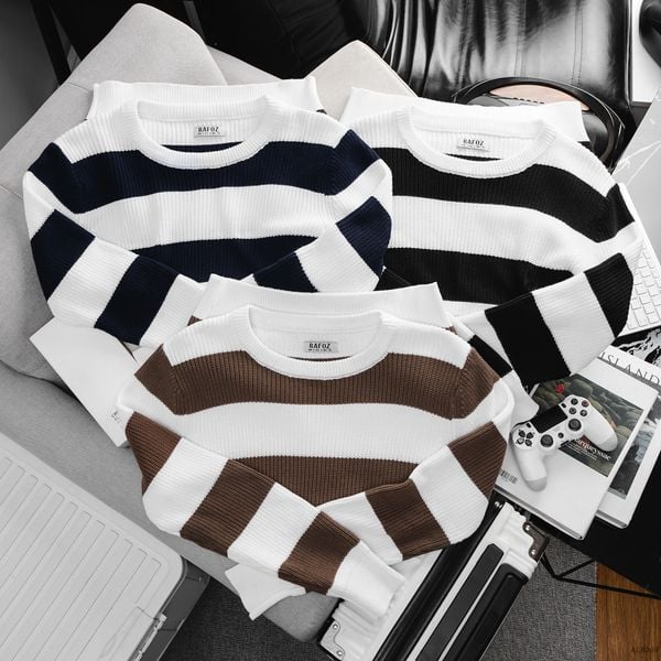  Áo len RAFOZ Strippe knit - 004 