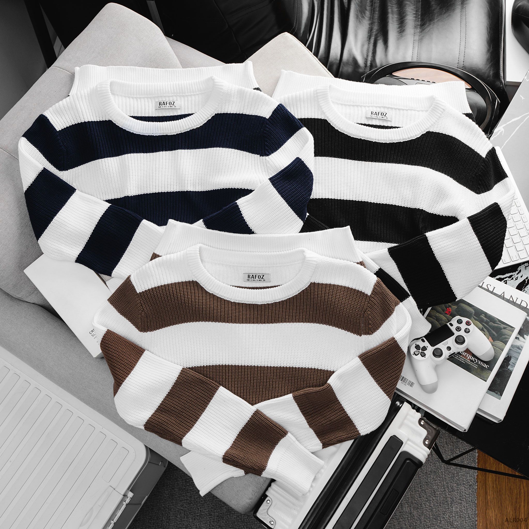  Áo len RAFOZ Strippe knit - 004 