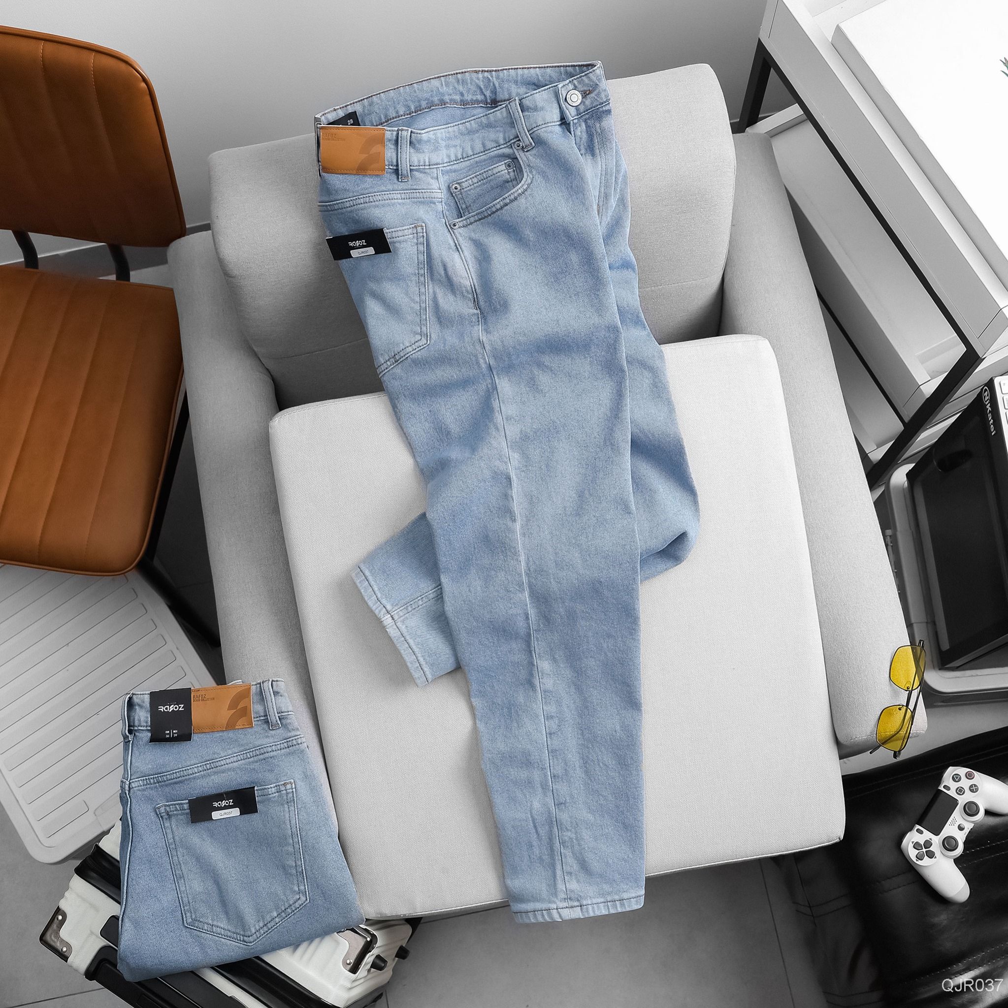  Quần jean relaxed RAFOZ Blue wash - 037 