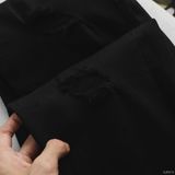  Quần jean RAFOZ đen rách gối - 010 