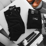  Quần jean RAFOZ đen trơn Slimfit - 014 