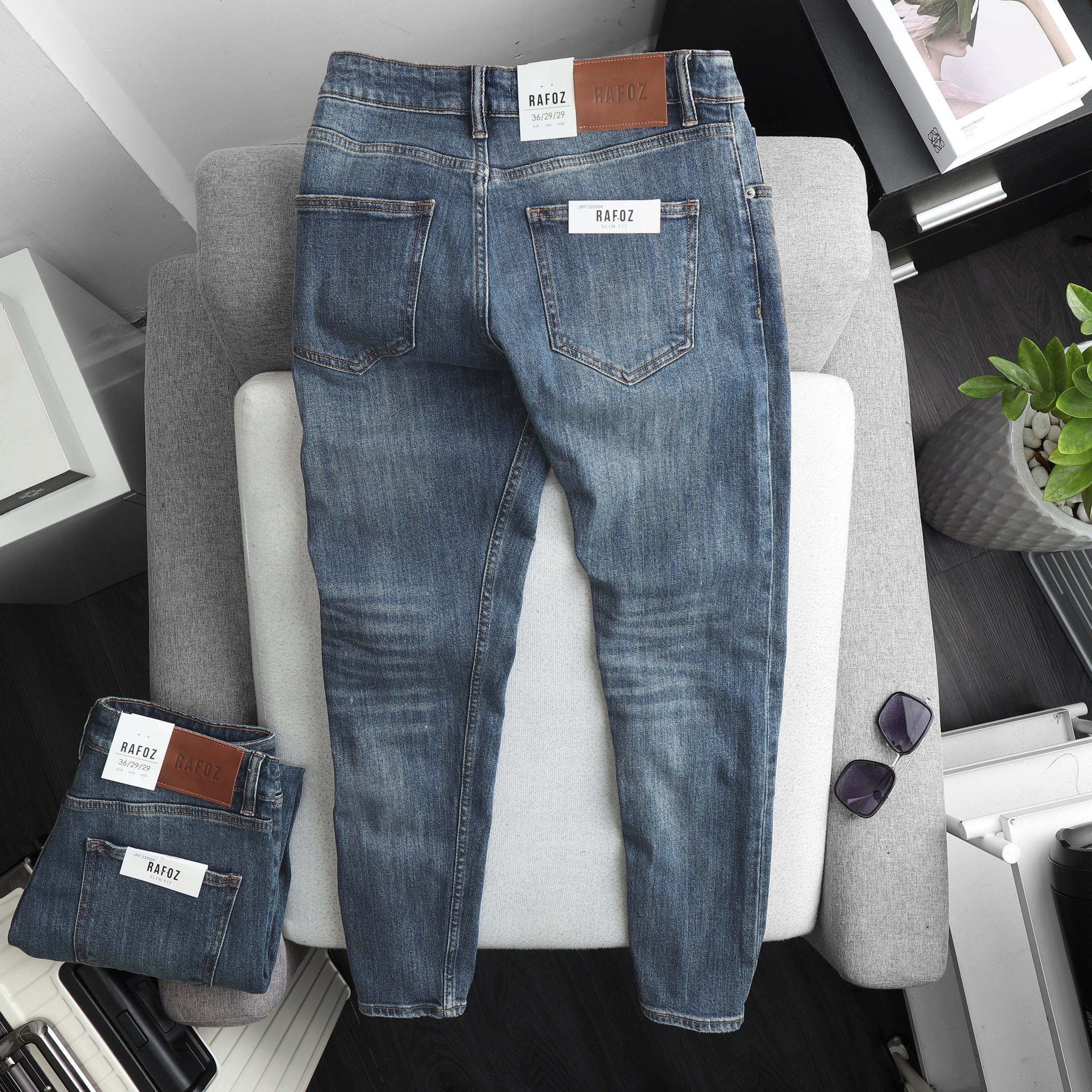  Quần jean RAFOZ slimfit 954 Blue wash - 002 