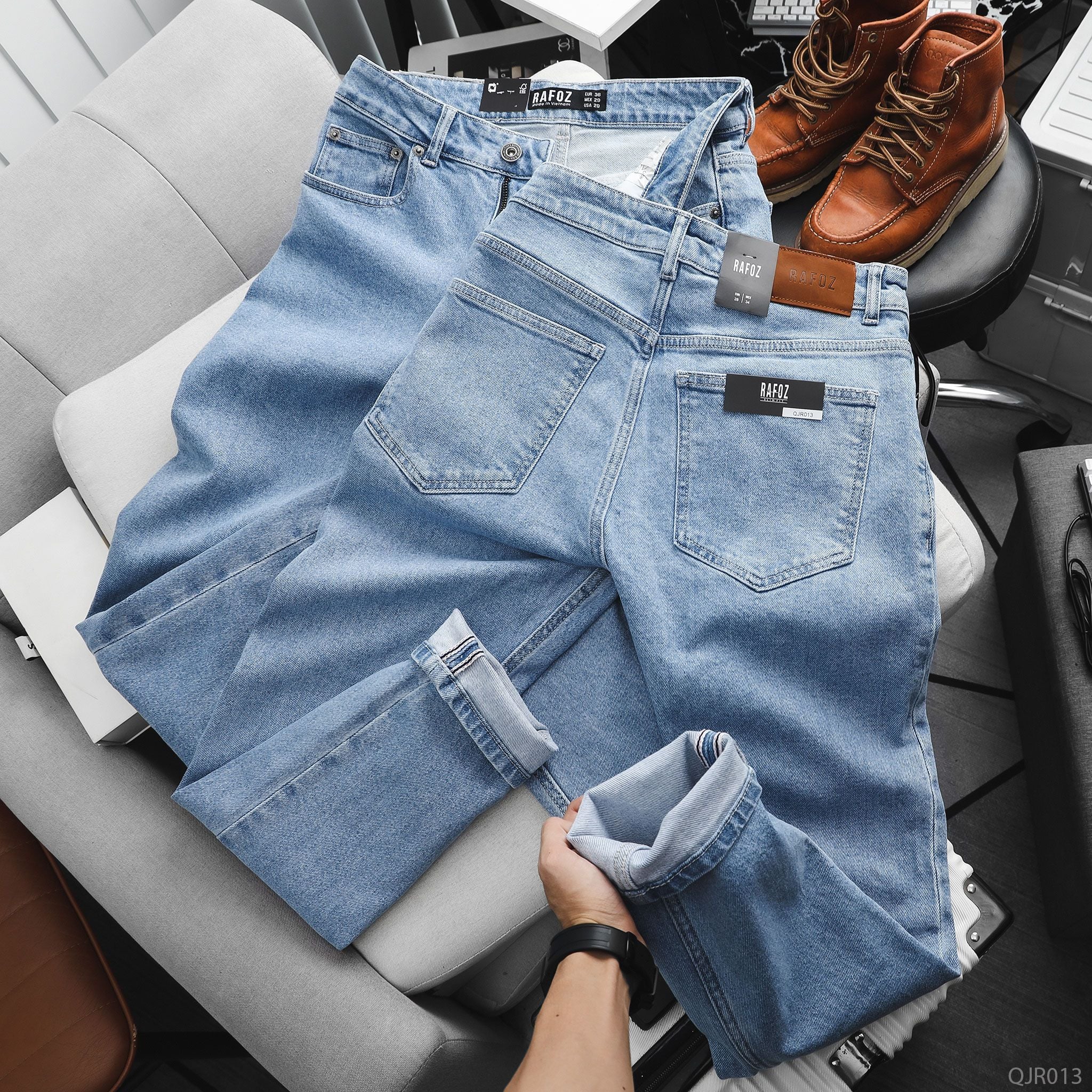  Quần jean RAFOZ slimfit light blue - 013 