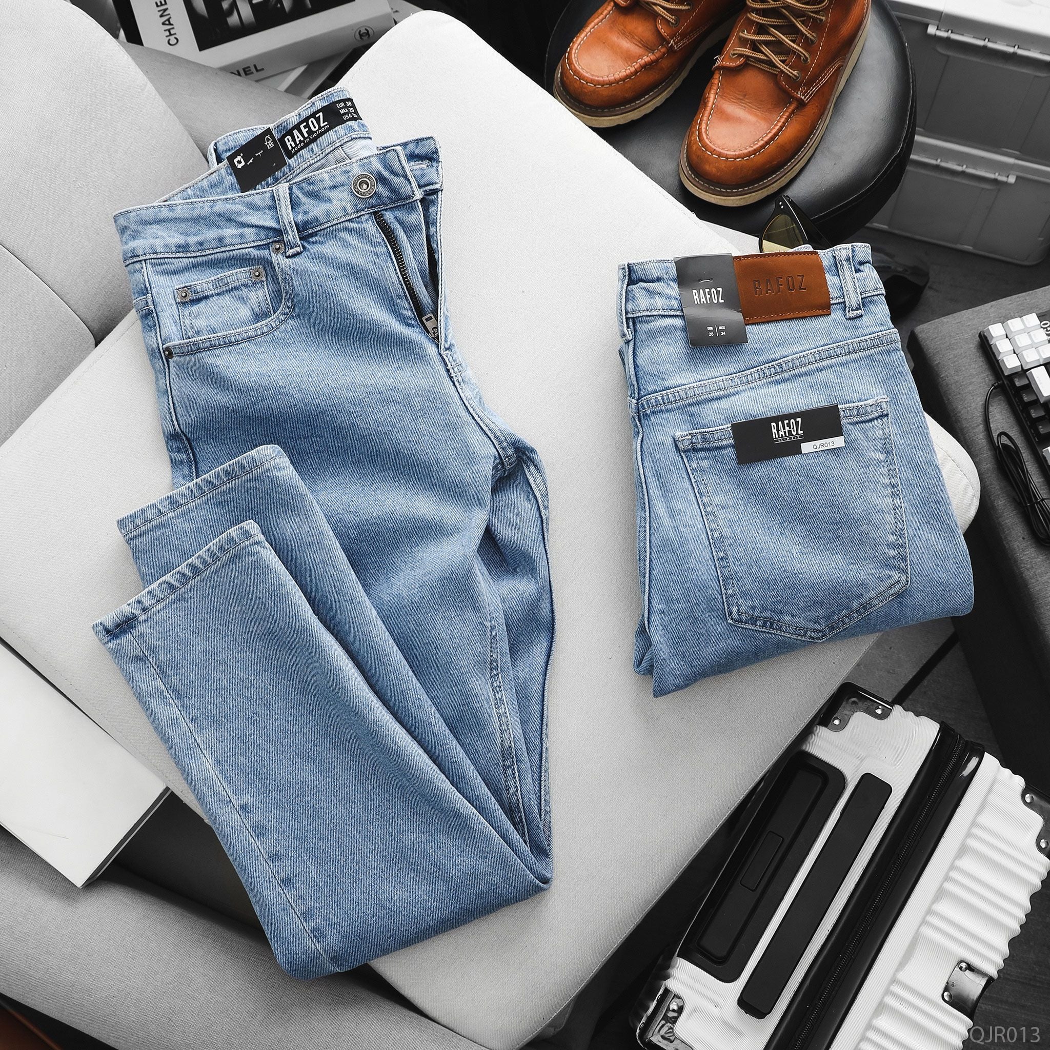  Quần jean RAFOZ slimfit light blue - 013 