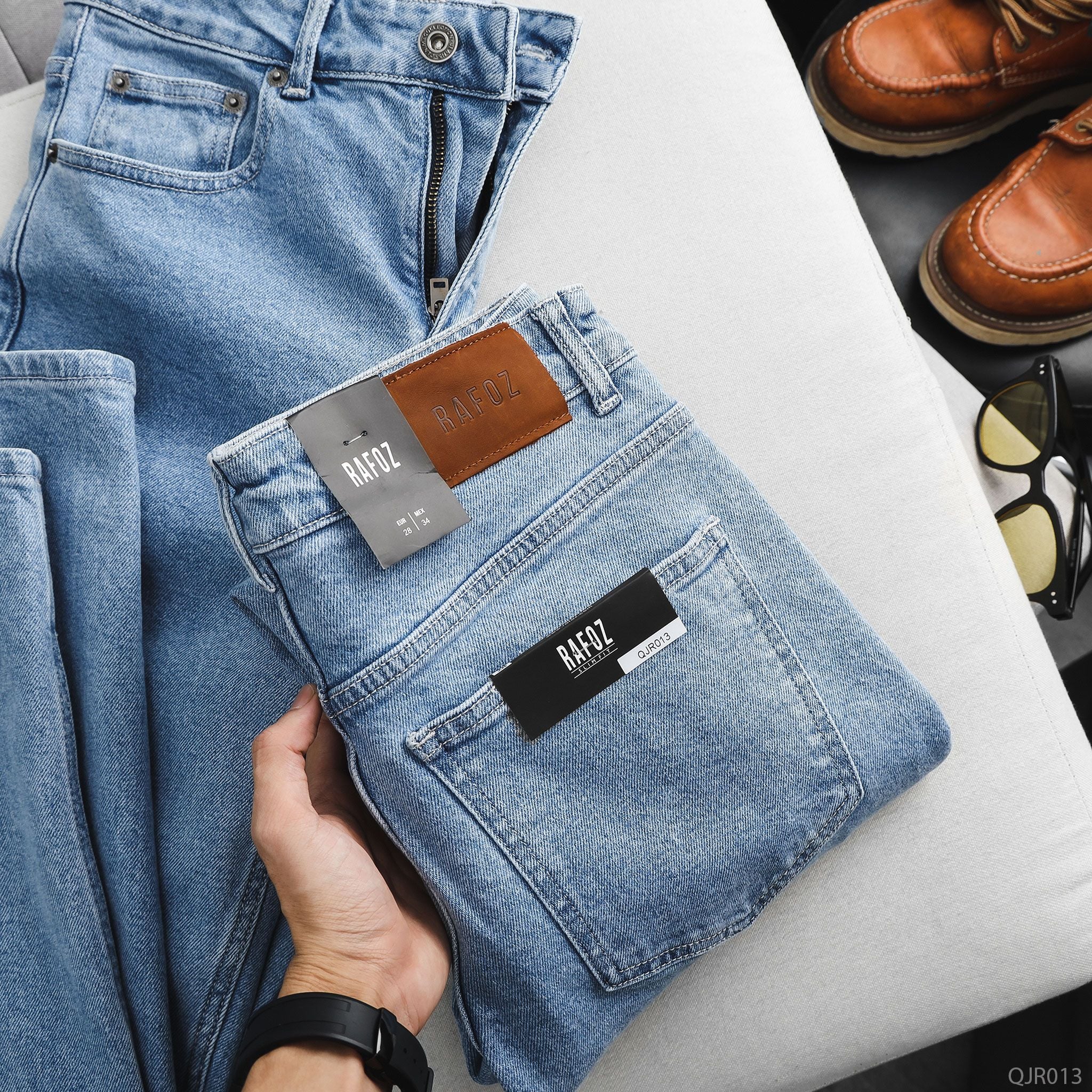  Quần jean RAFOZ slimfit light blue - 013 