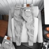  Quần jean RAFOZ Xám nhạt rách - 007 