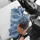  Quần jean RAFOZ xanh nhạt trơn - 018 