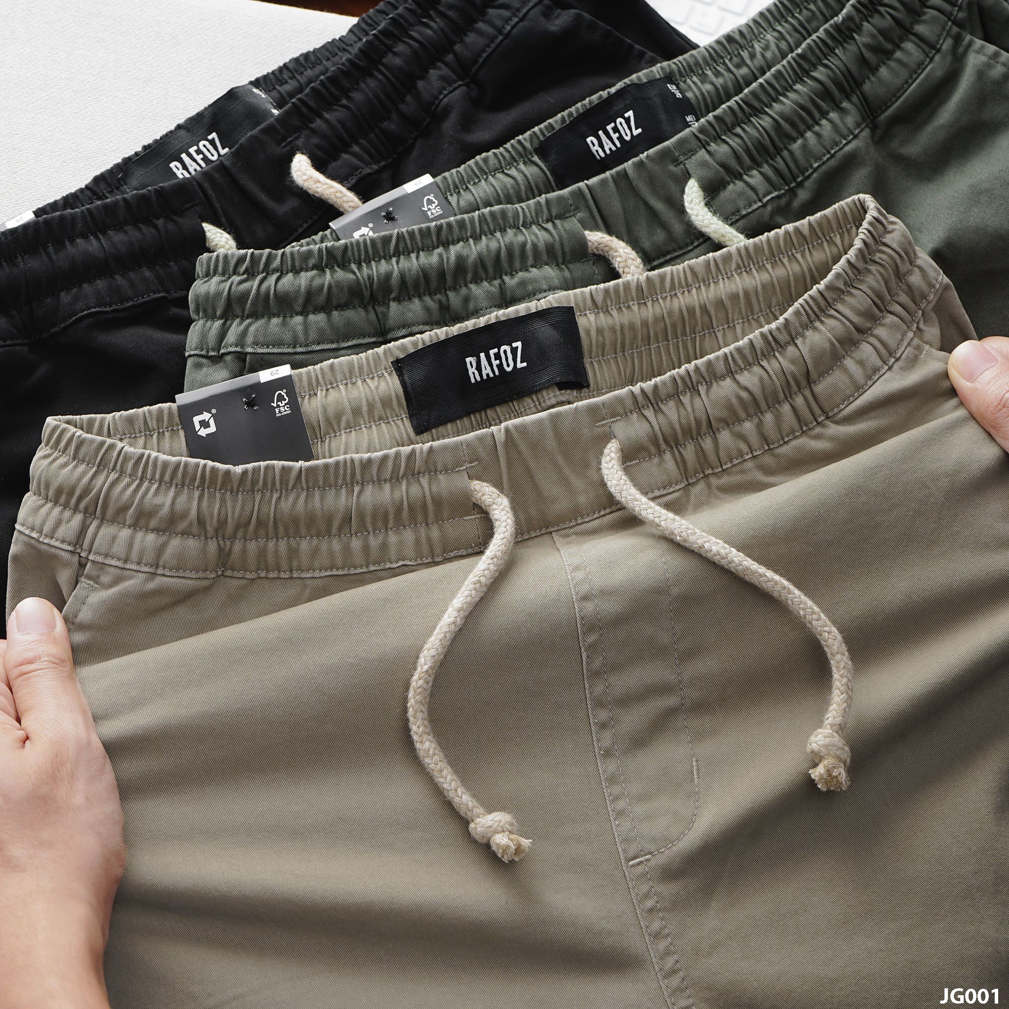  Quần jogger kaki basic RAFOZ - 001 