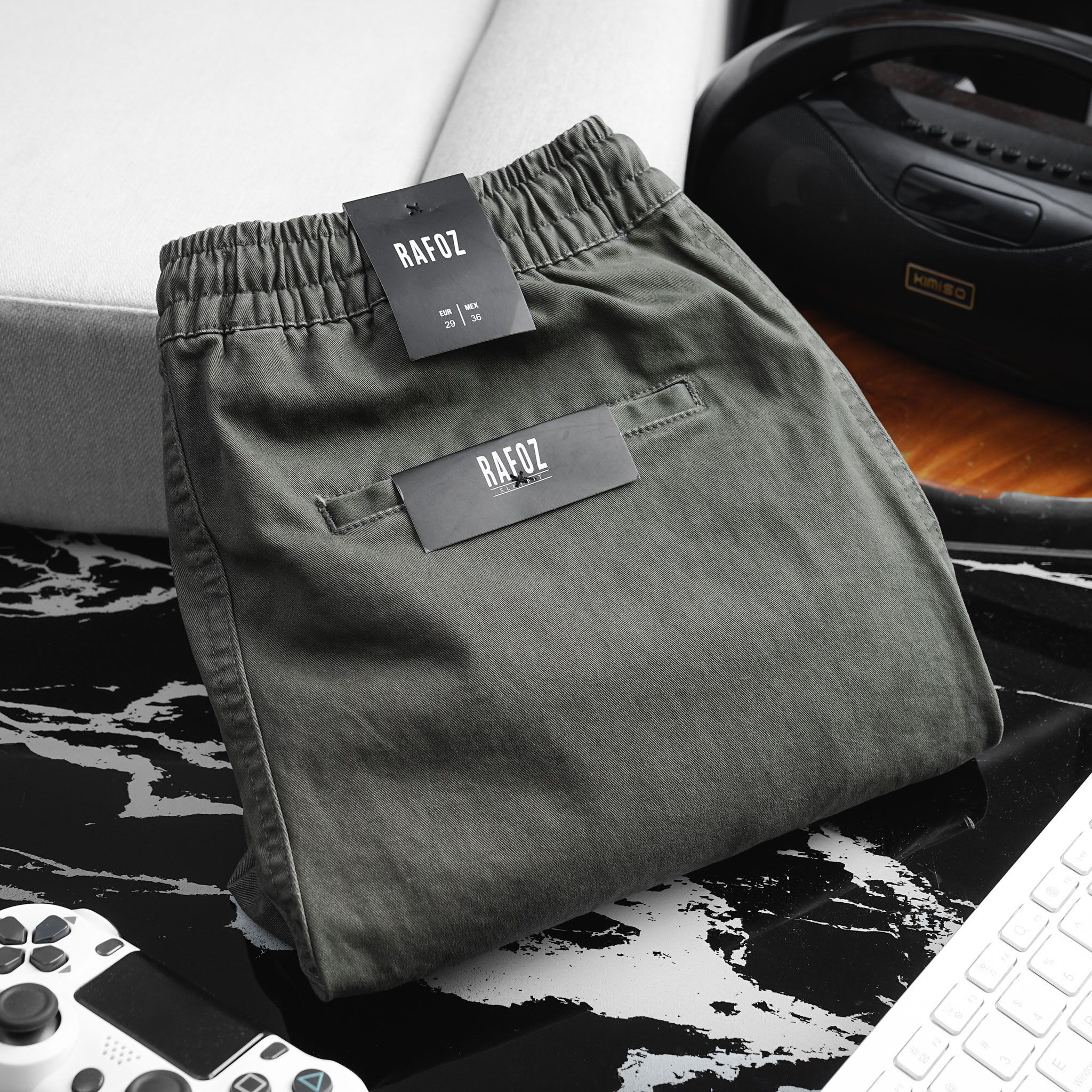  Quần jogger kaki basic RAFOZ - 001 