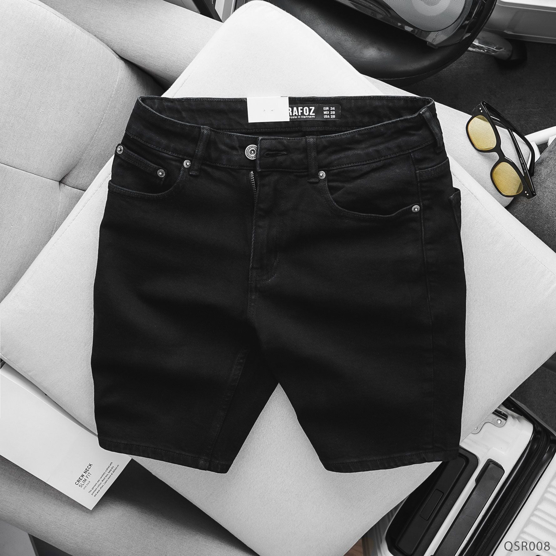  Quần short jean basic slim RAFOZ - 008 