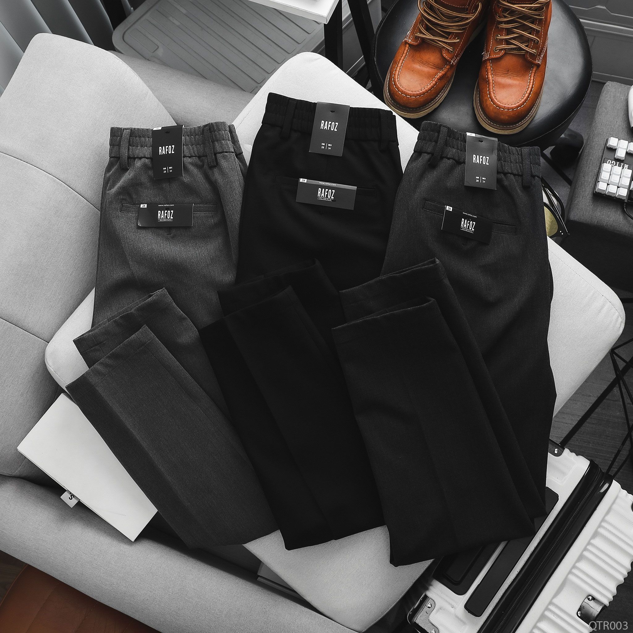  Quần tây RAFOZ lưng thun basic - 003 